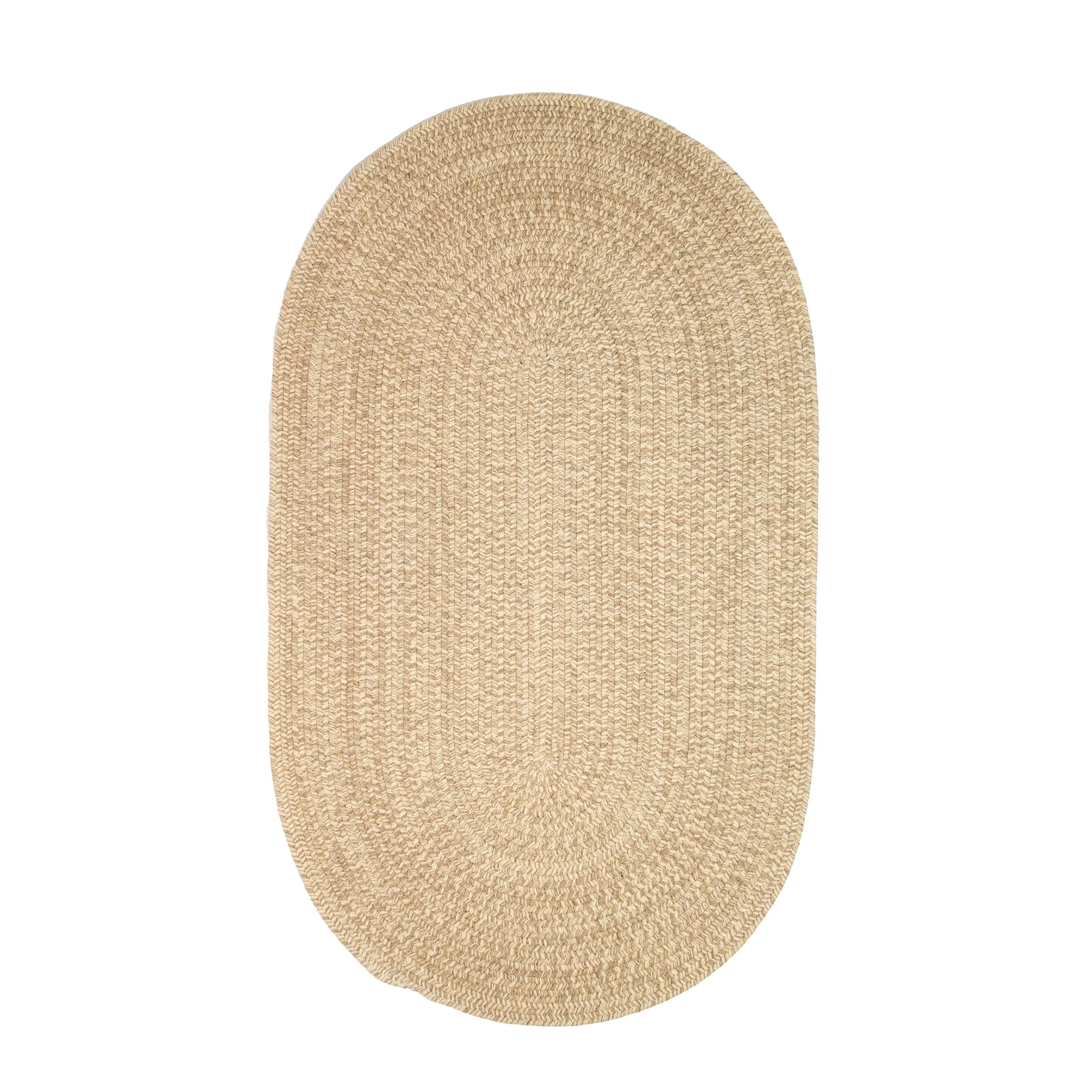 100% ALL - NATURAL Wool Woven Tweed Indoor Area Rug