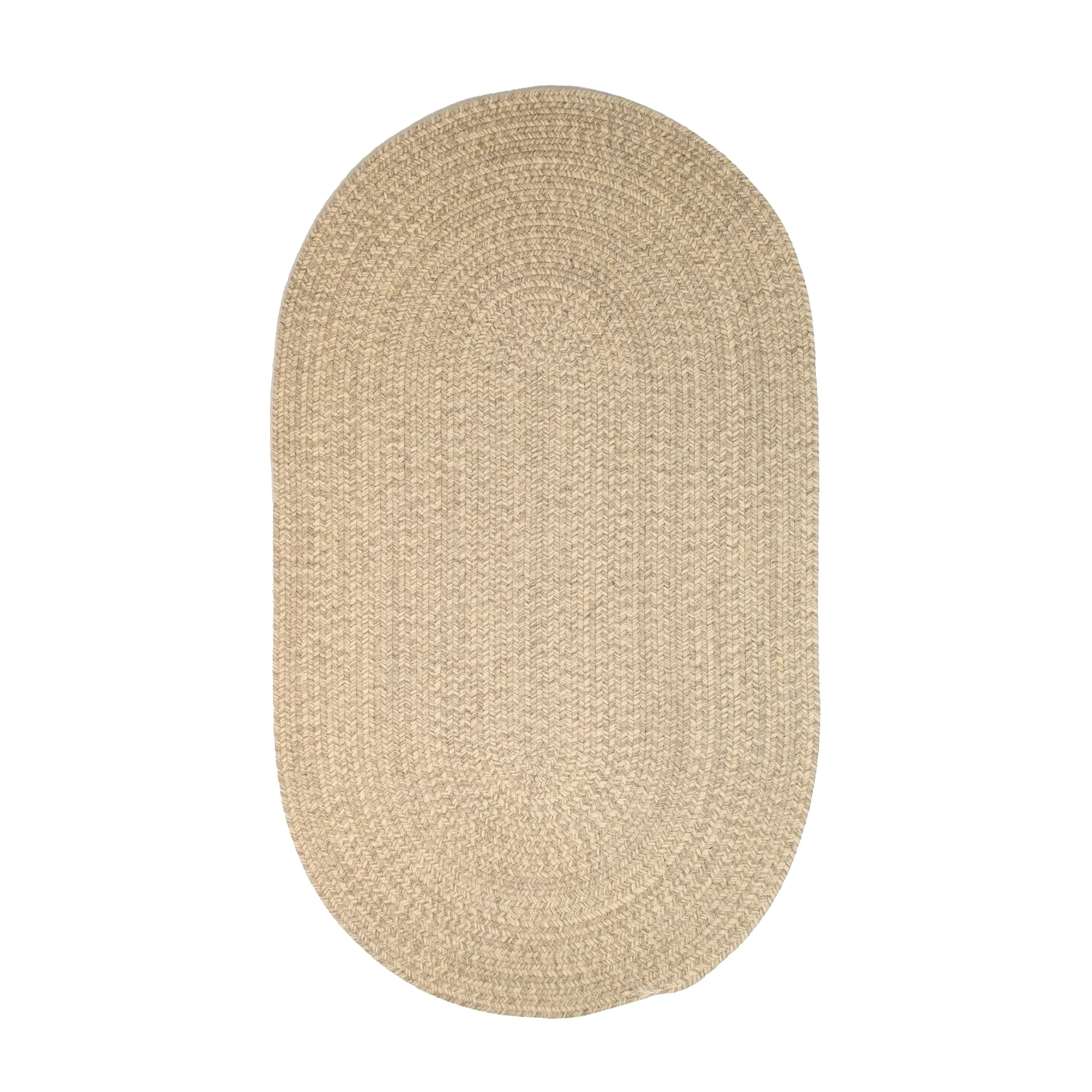 100% ALL - NATURAL Wool Woven Tweed Indoor Area Rug