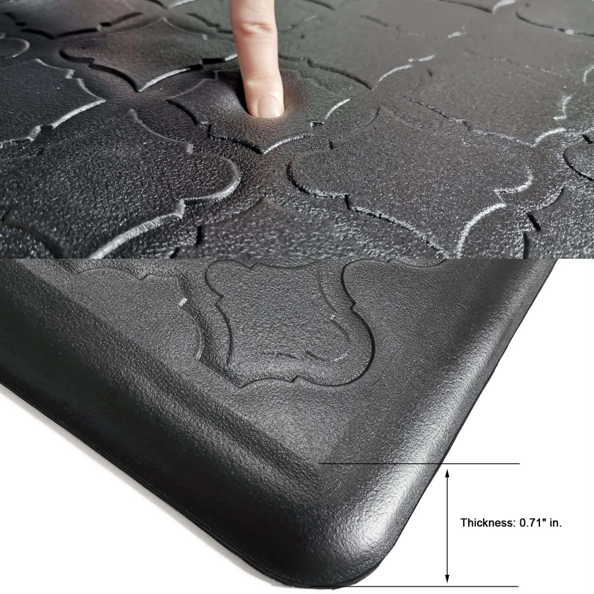 20 x 39 Premium Anti-Fatigue Comfort Mat for Kitchen. Office Standing Desk - N/A