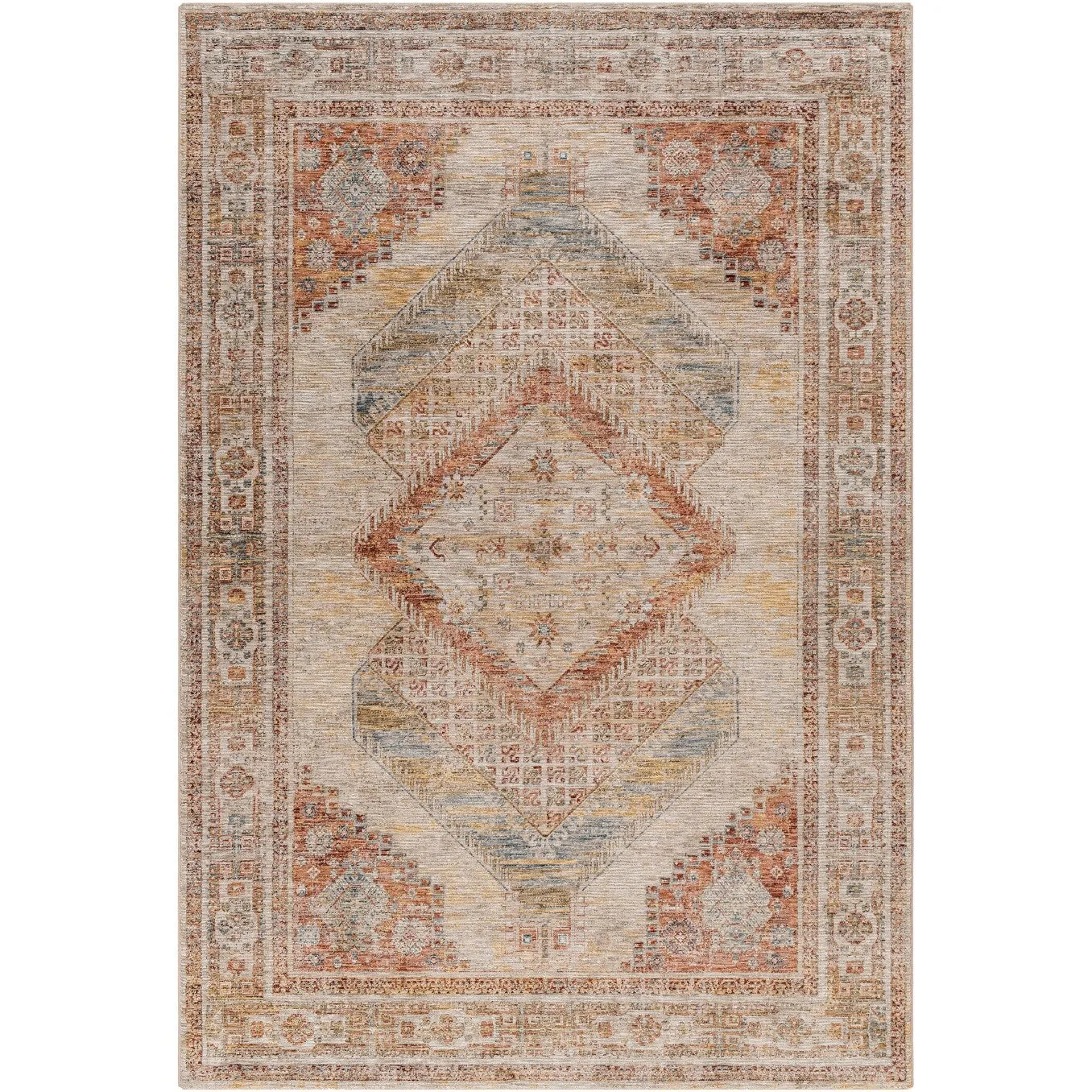 Abigail Traditional Medallion Area Rug