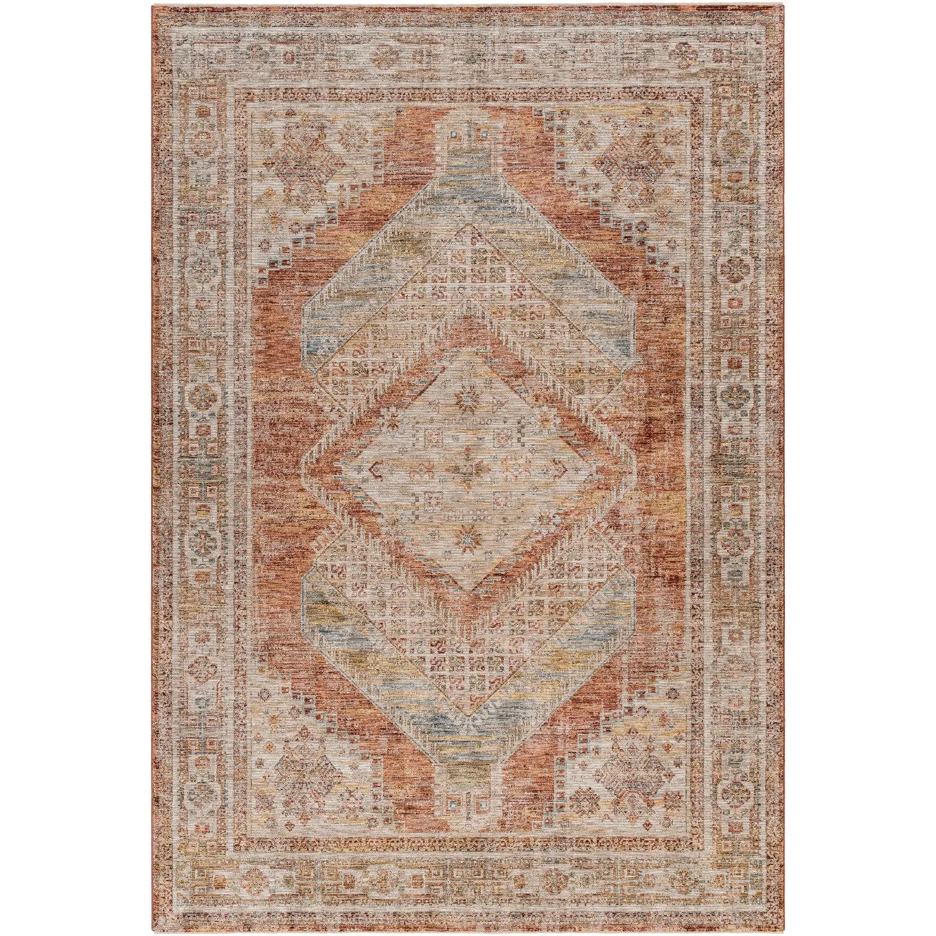Abigail Traditional Medallion Area Rug
