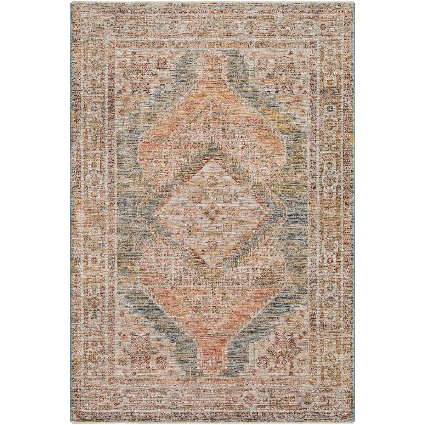 Abigail Traditional Medallion Area Rug