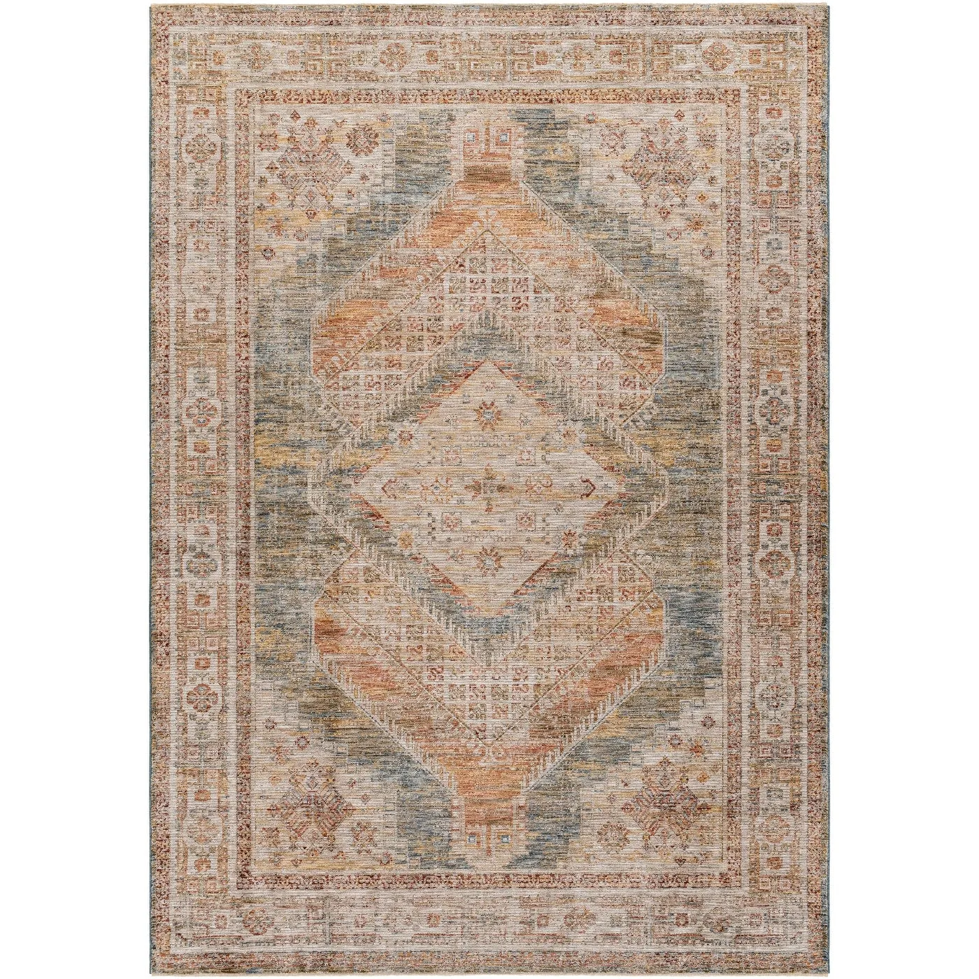 Abigail Traditional Medallion Area Rug