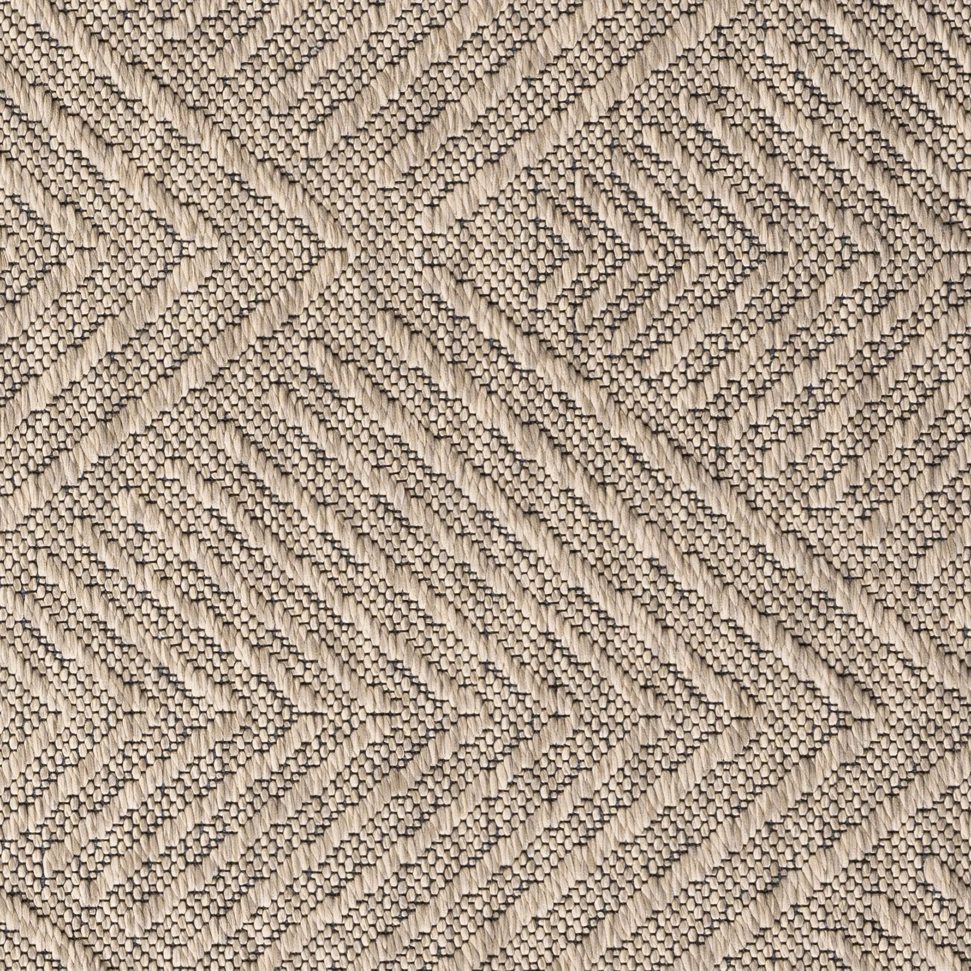Alameda Solid Color Chevron Machine Washable Indoor Area Rug