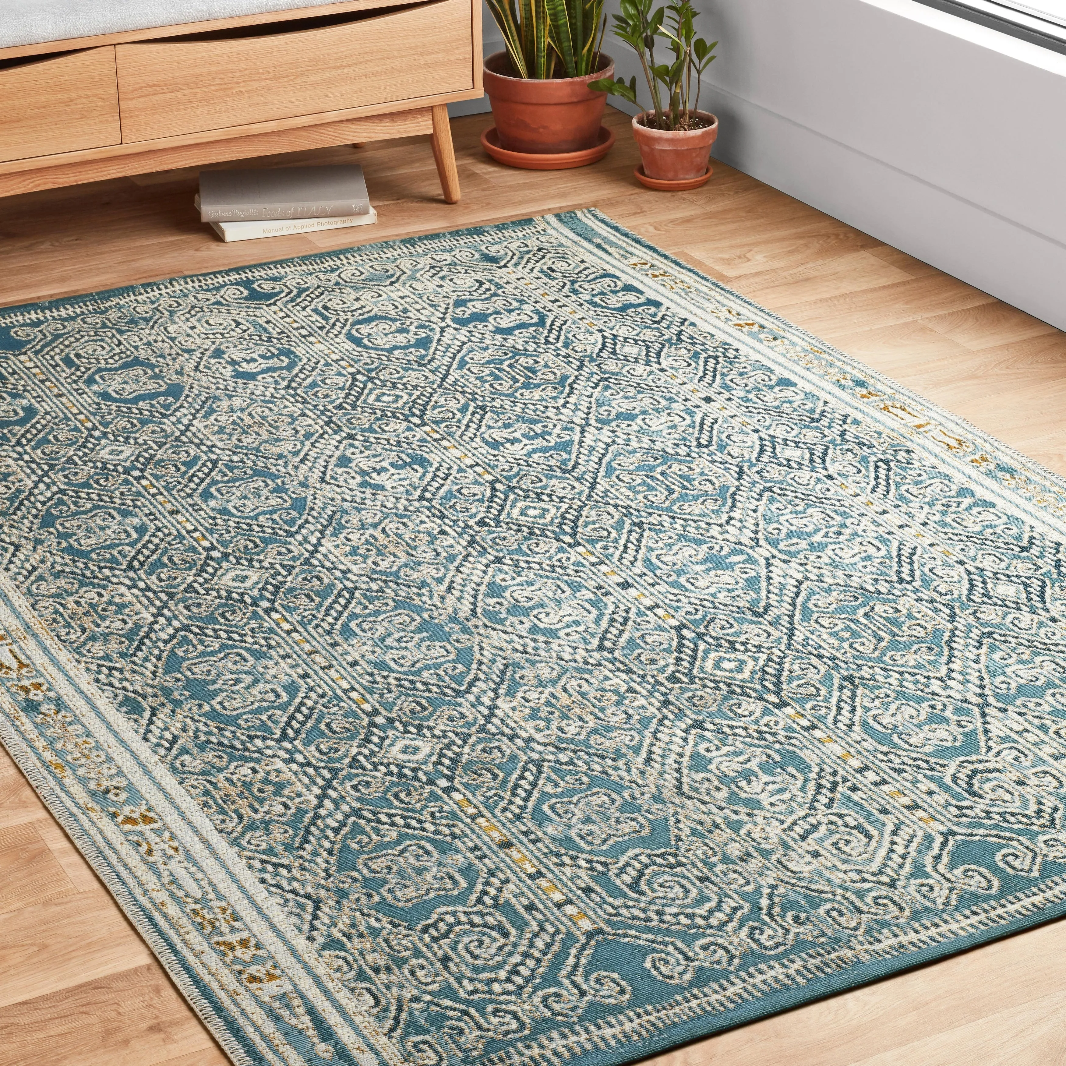 Alexander Home Armanda Geometric Pattern Indoor/ Outdoor Area Rug