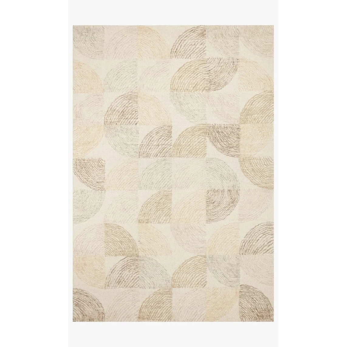 Alexander Home Aubrey Mid-Centruy Modern 100% Wool Area Rug