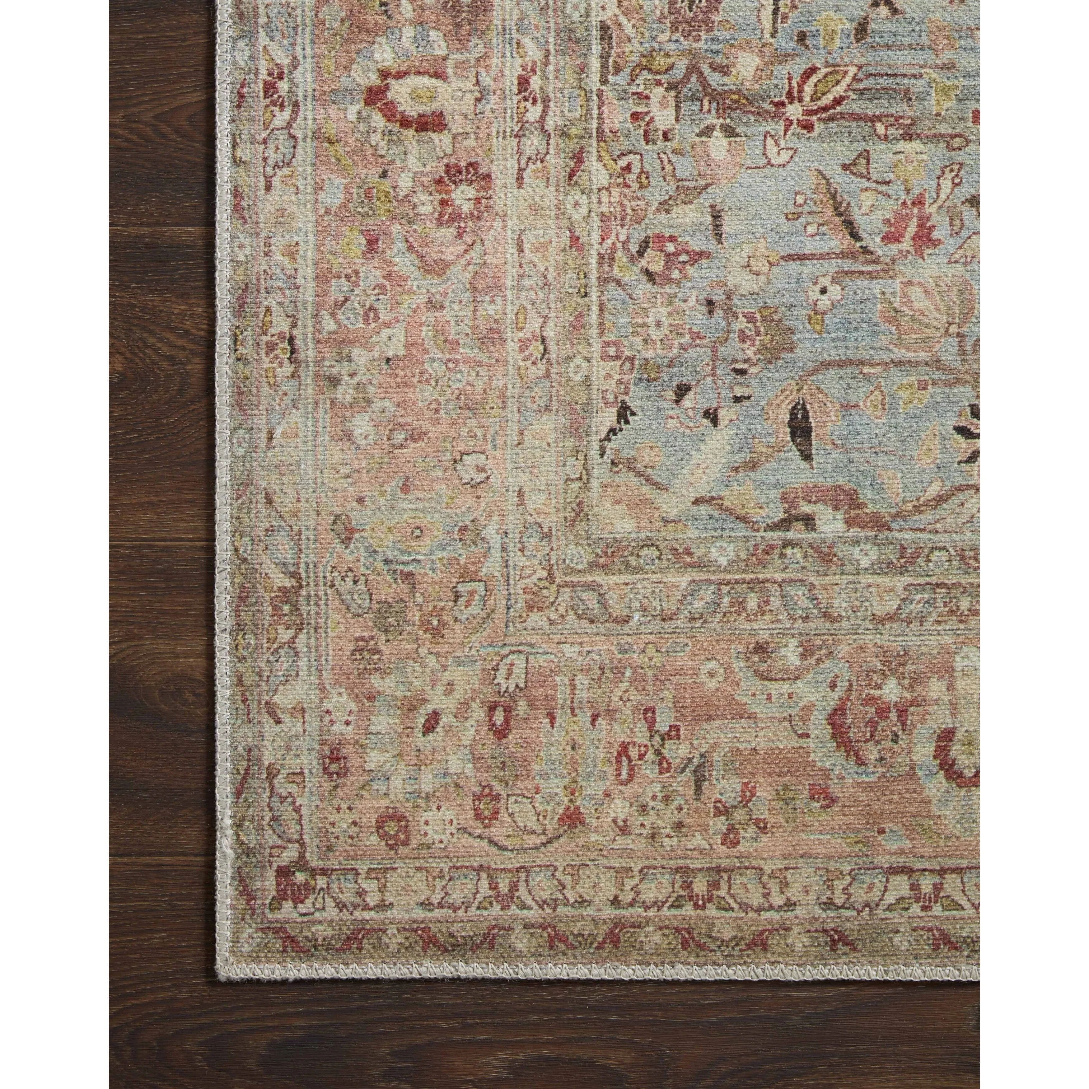 Alexander Home Bella Distressed Botanical Area Rug
