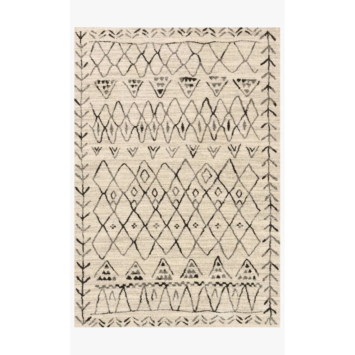 Alexander Home Brentley Abstract Tribal Moroccan Area Rug