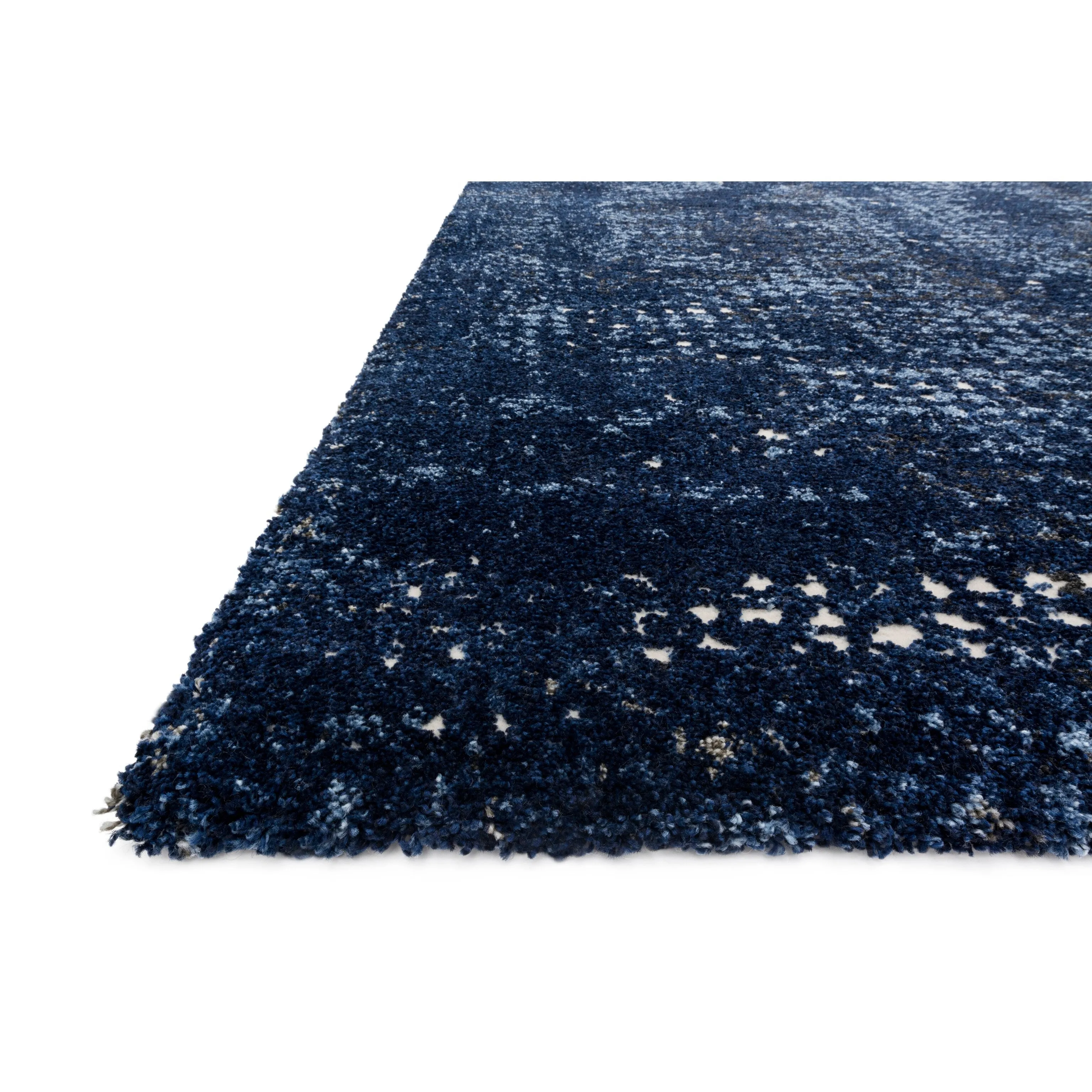 Alexander Home Cassidy Indigo Chevron Area Rug