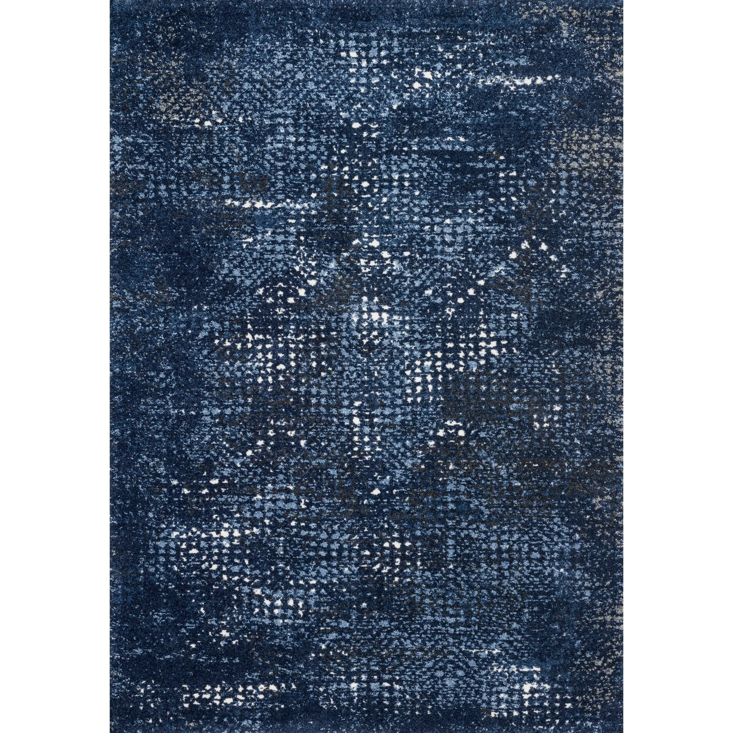 Alexander Home Cassidy Indigo Chevron Area Rug