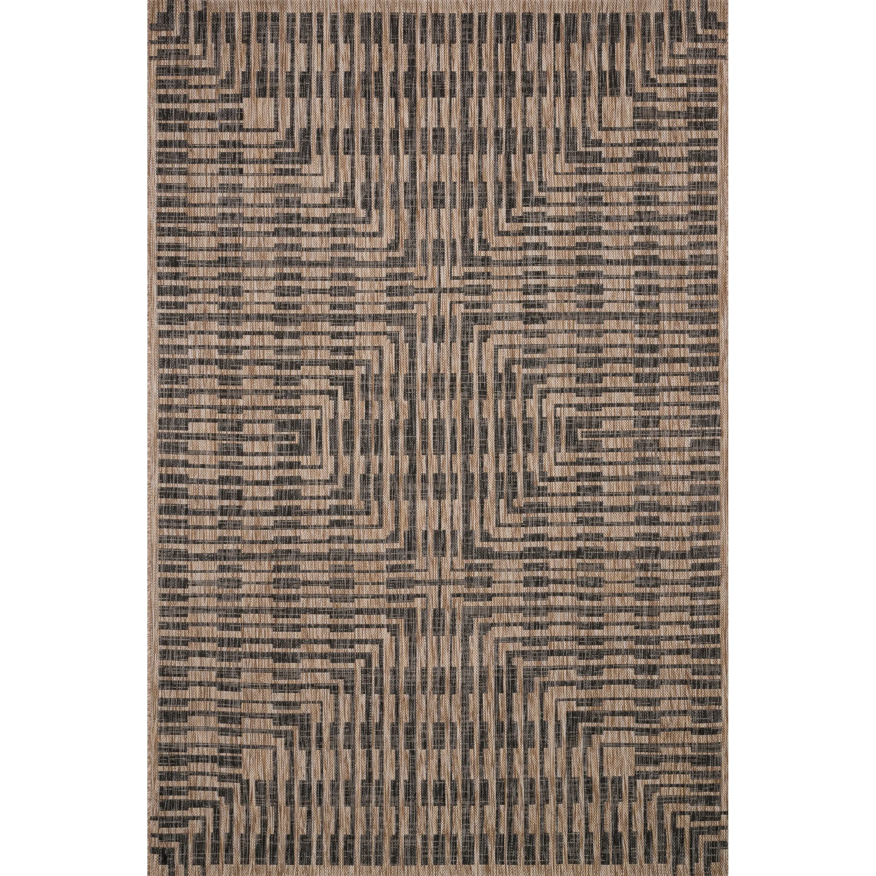 Alexander Home Havannah Abstract 3-D Geometric Indoor/Outdoor Rug