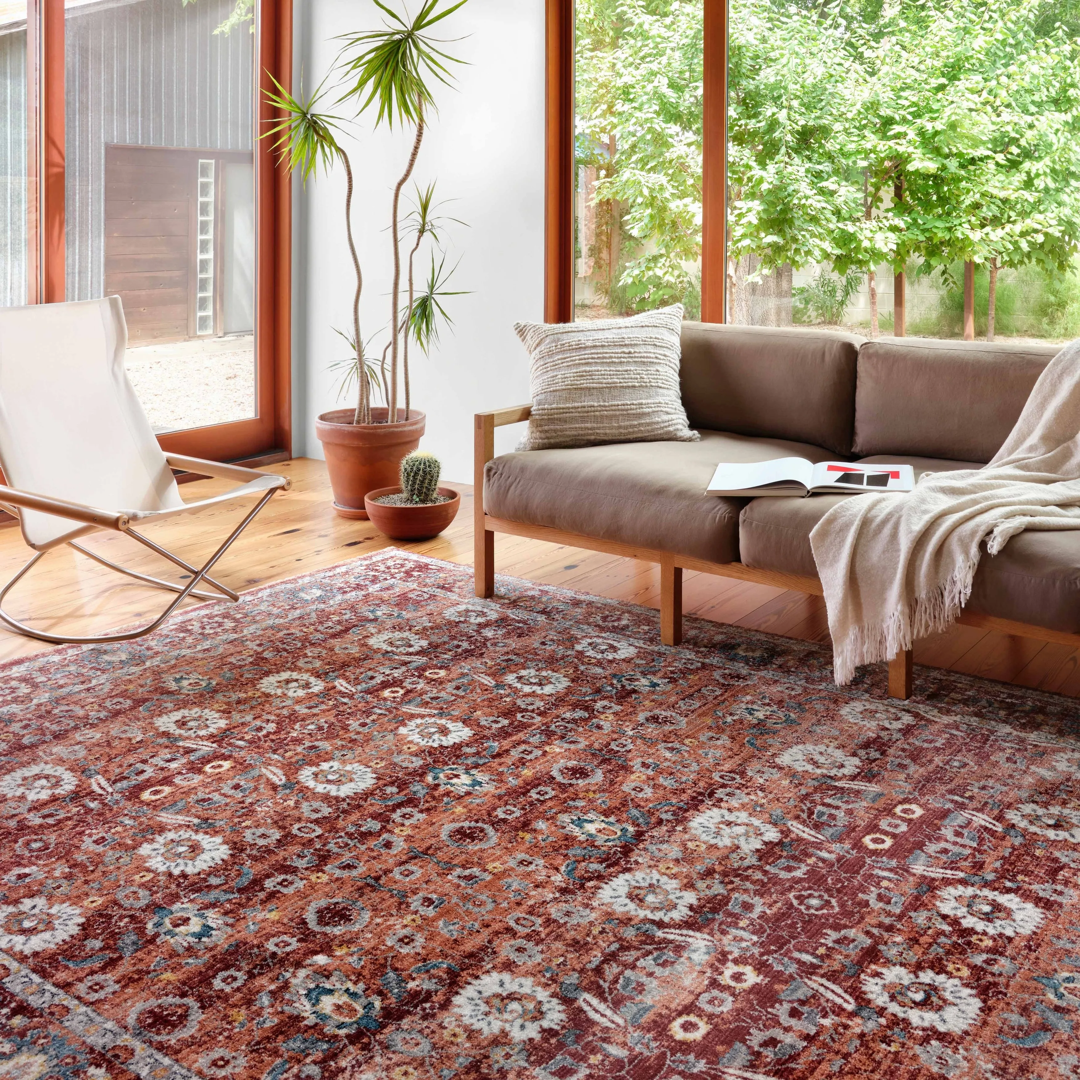 Alexander Home Hondo Boho Floral and Botanical Area Rug