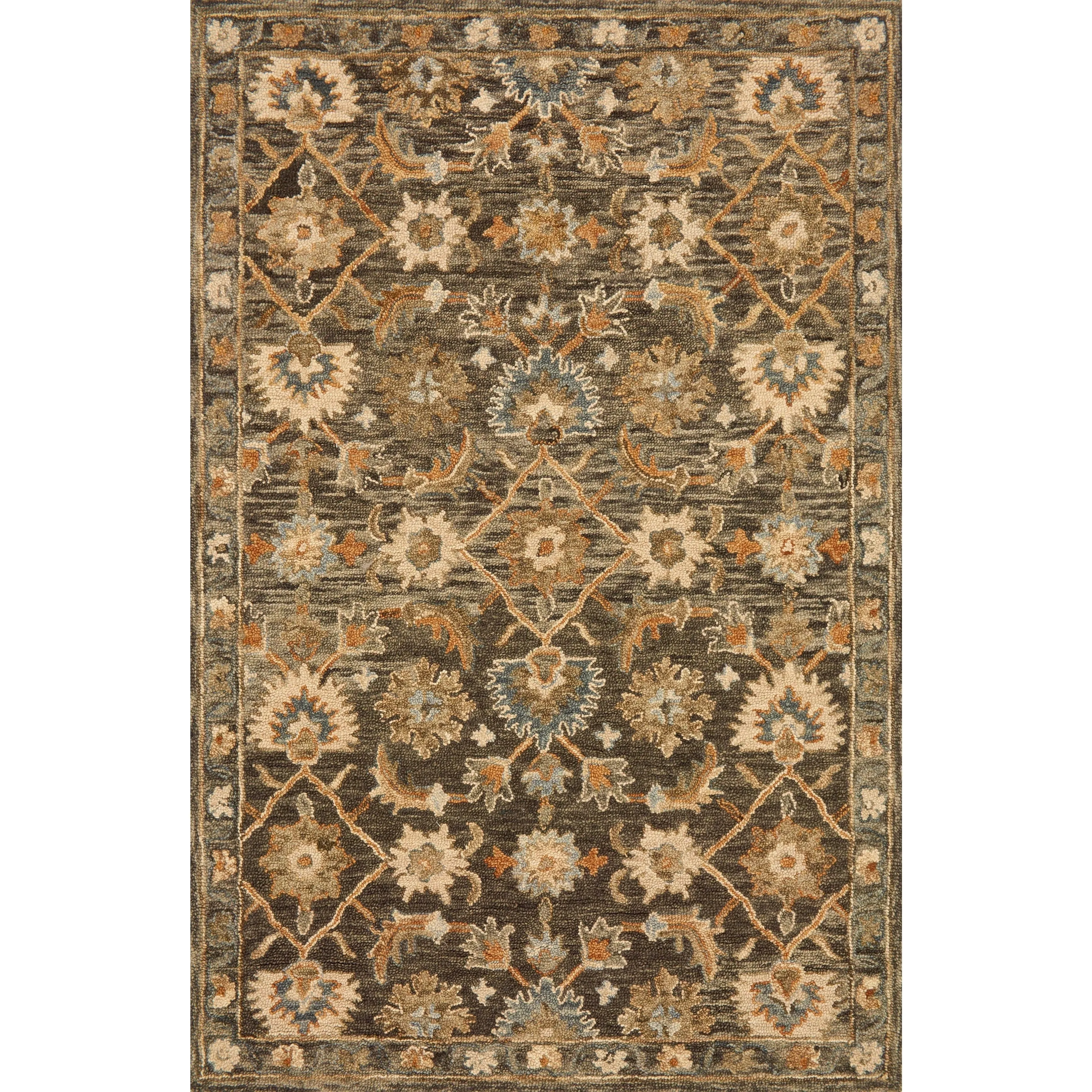 Alexander Home Madaline Hand-Hooked 100% Wool Victorian Rug