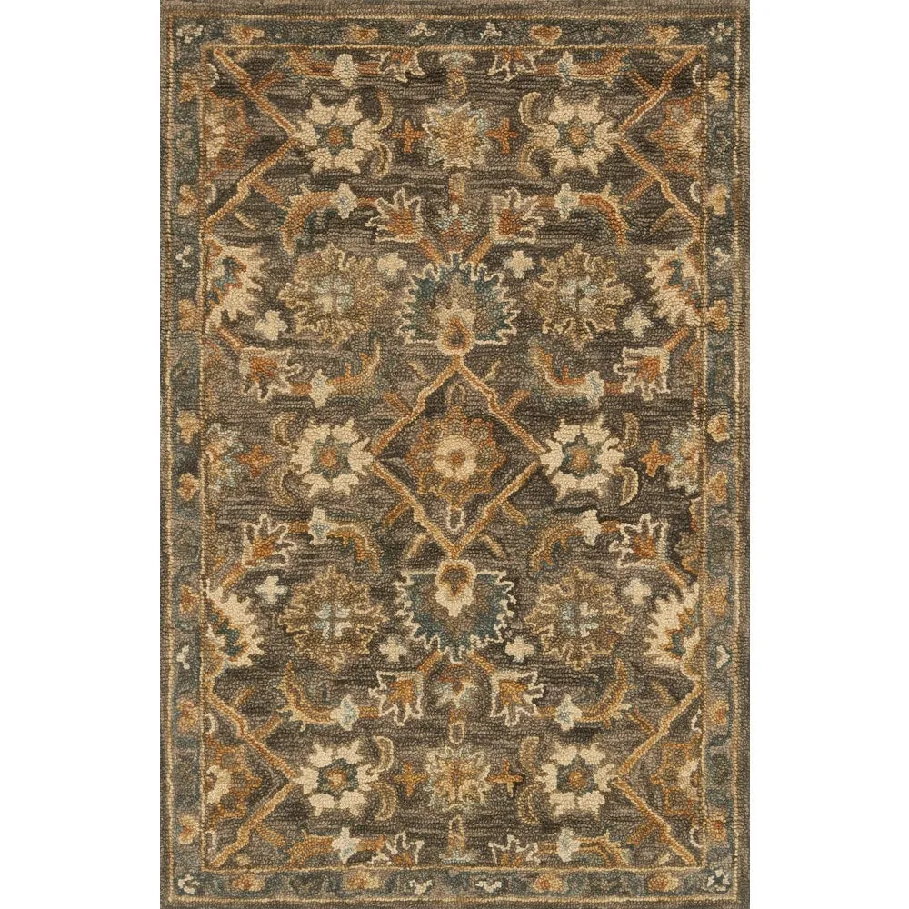 Alexander Home Madaline Hand-Hooked 100% Wool Victorian Rug