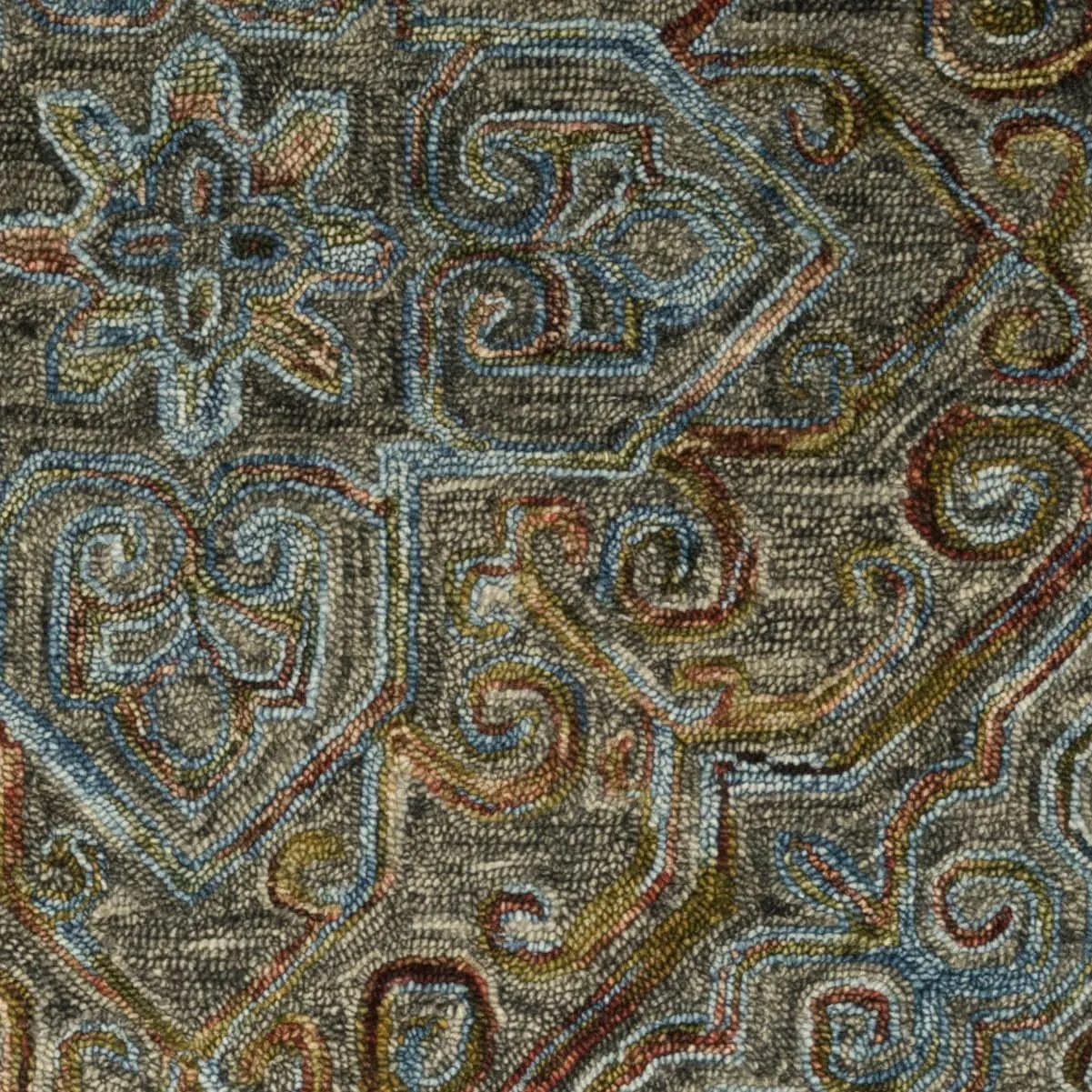 Alexander Home Madeline 100% Wool Hand-Hooked Traditional Area Rug