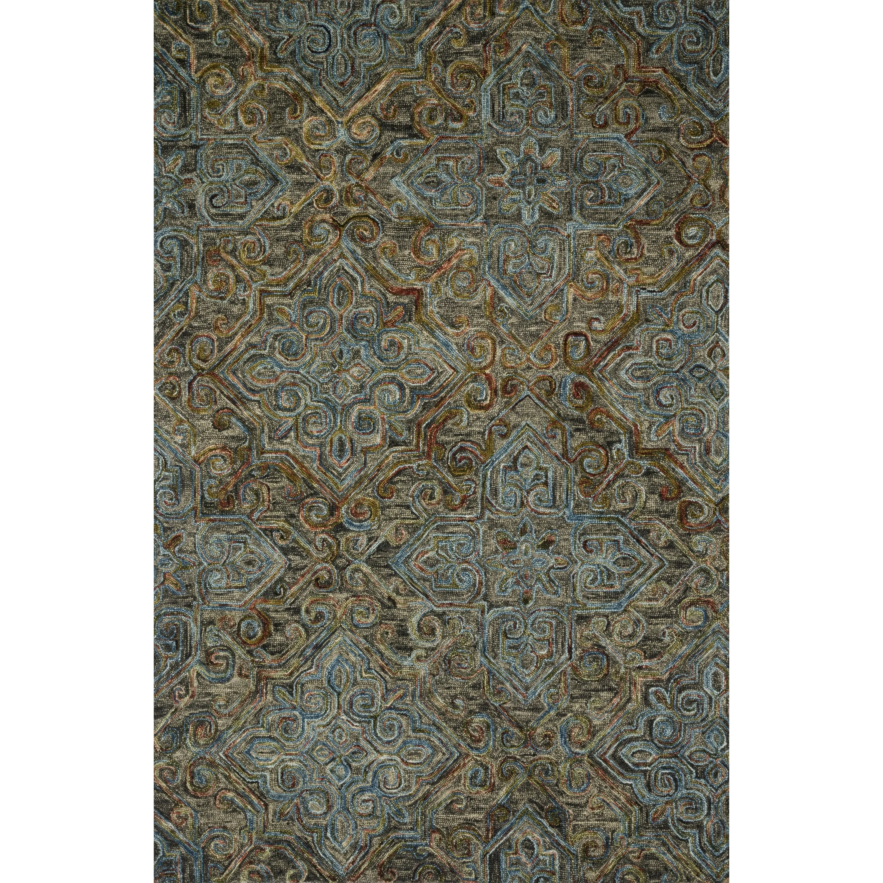 Alexander Home Madeline 100% Wool Hand-Hooked Traditional Area Rug