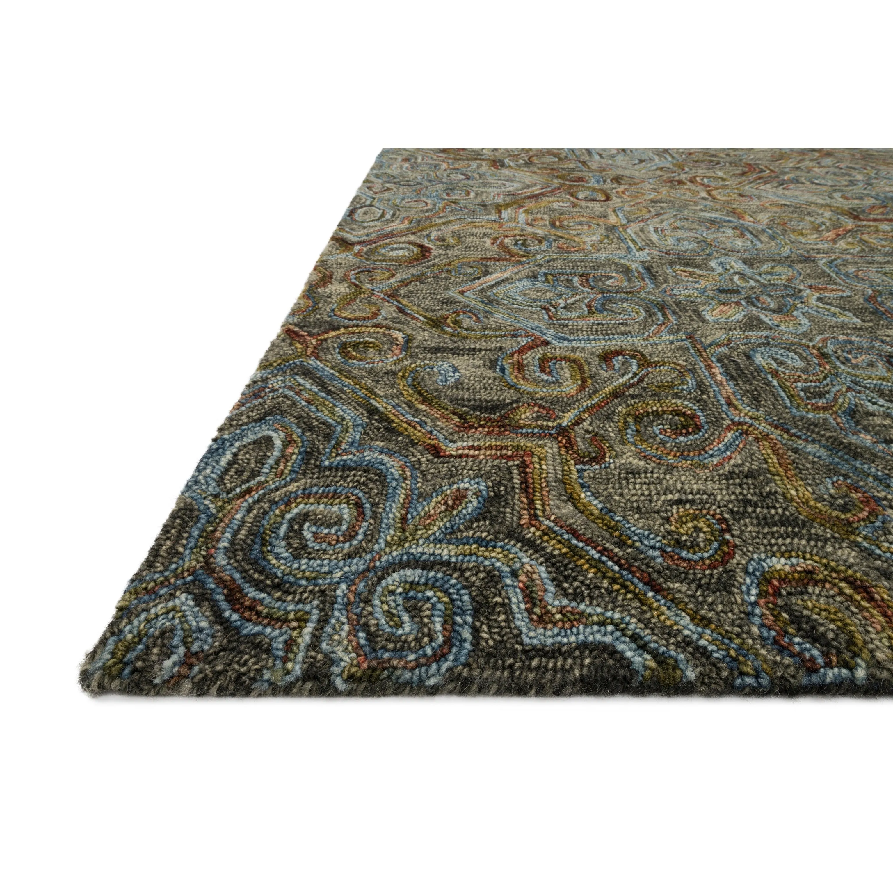 Alexander Home Madeline 100% Wool Hand-Hooked Traditional Area Rug