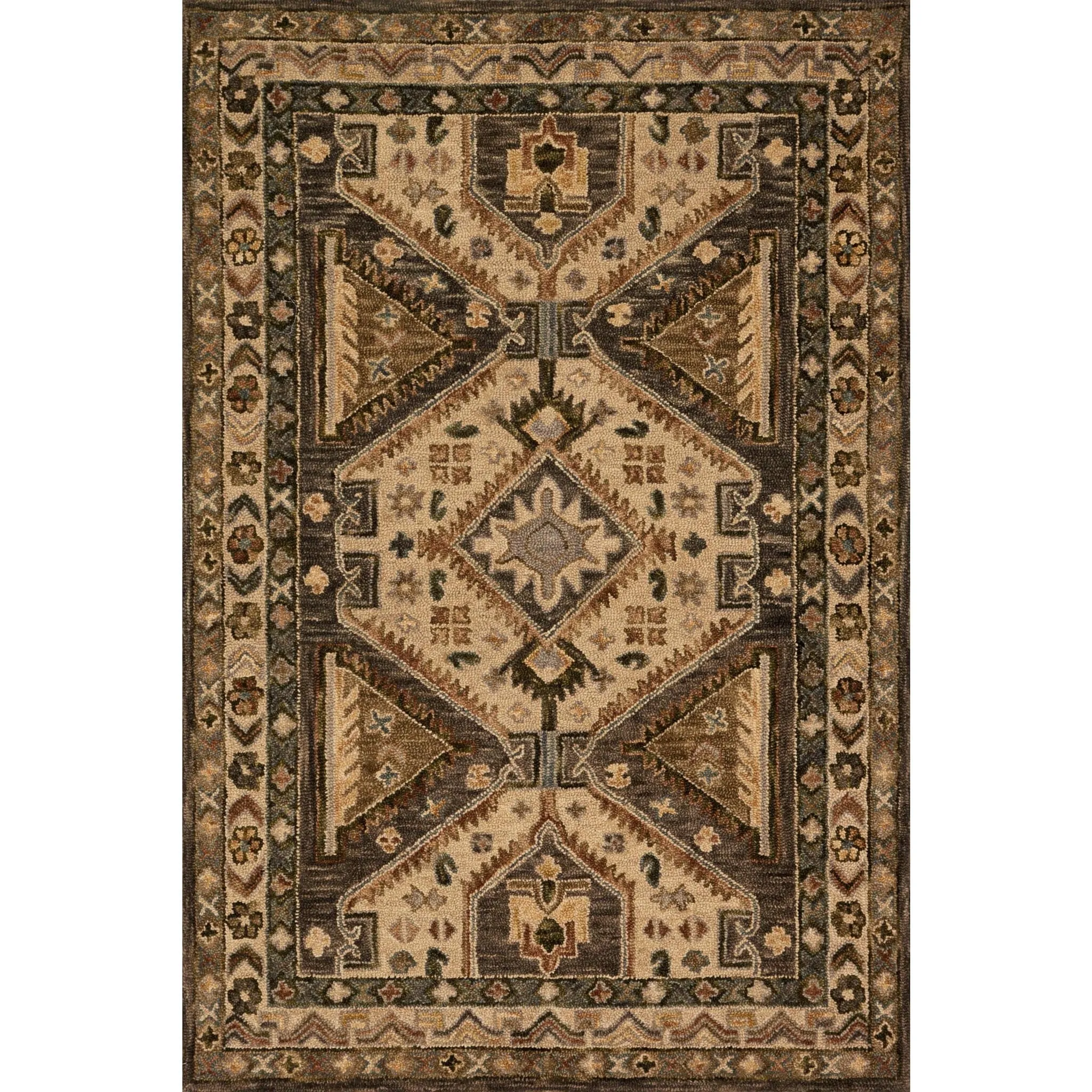 Alexander Home Madeline Wool Hand-hooked Geometric Rug