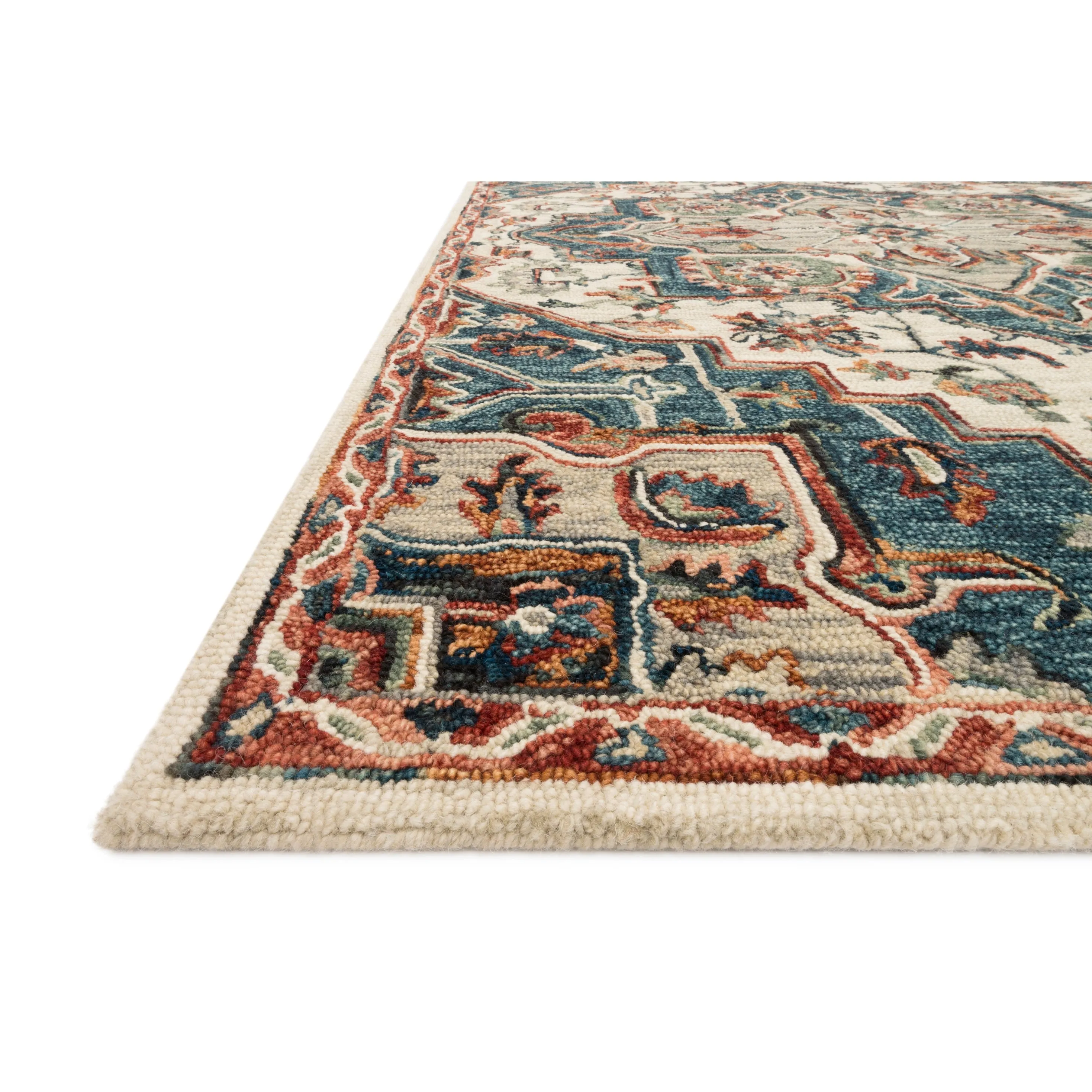 Alexander Home Madeline Wool Hand-Hooked Heritage Rug