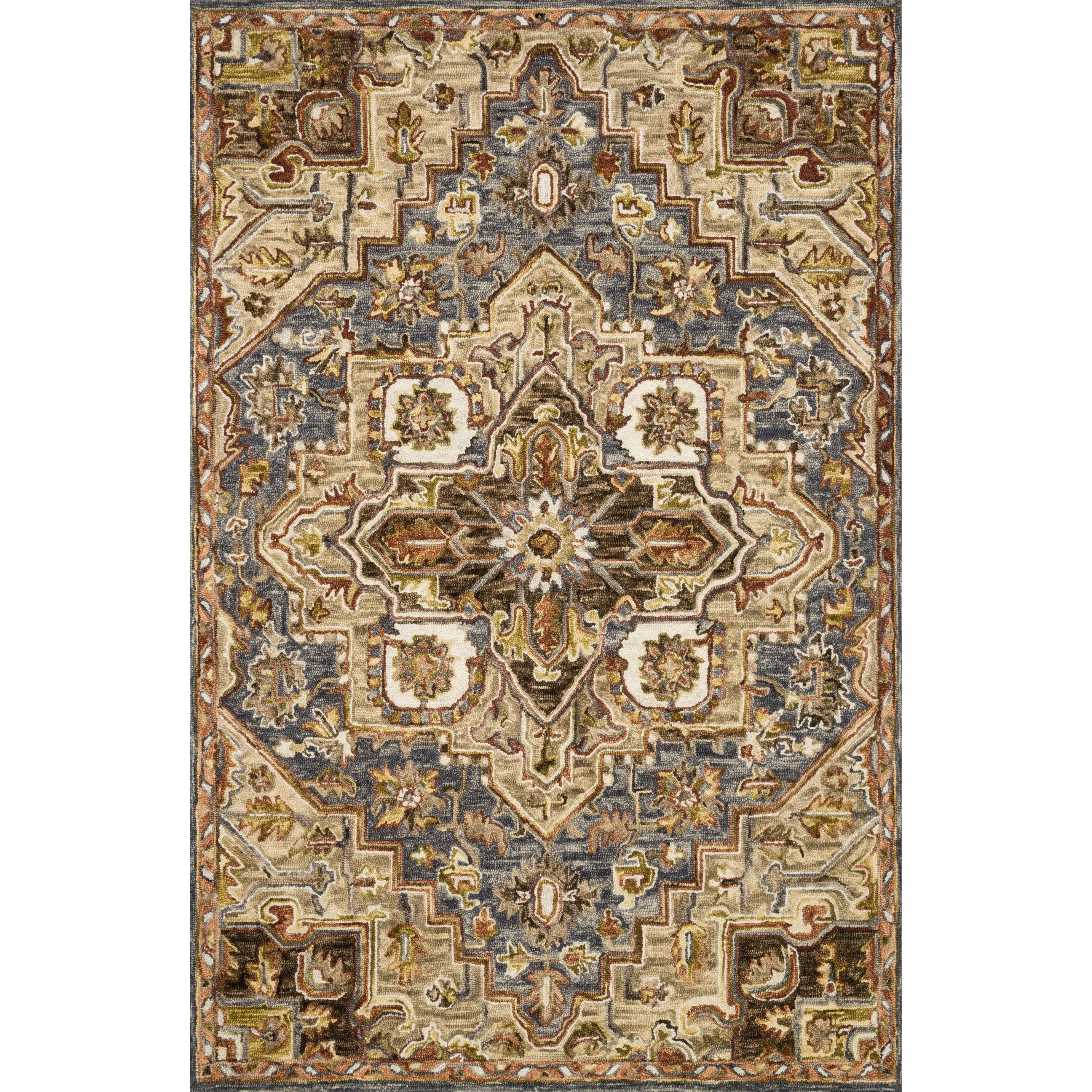 Alexander Home Madeline Wool Hand-Hooked Heritage Rug