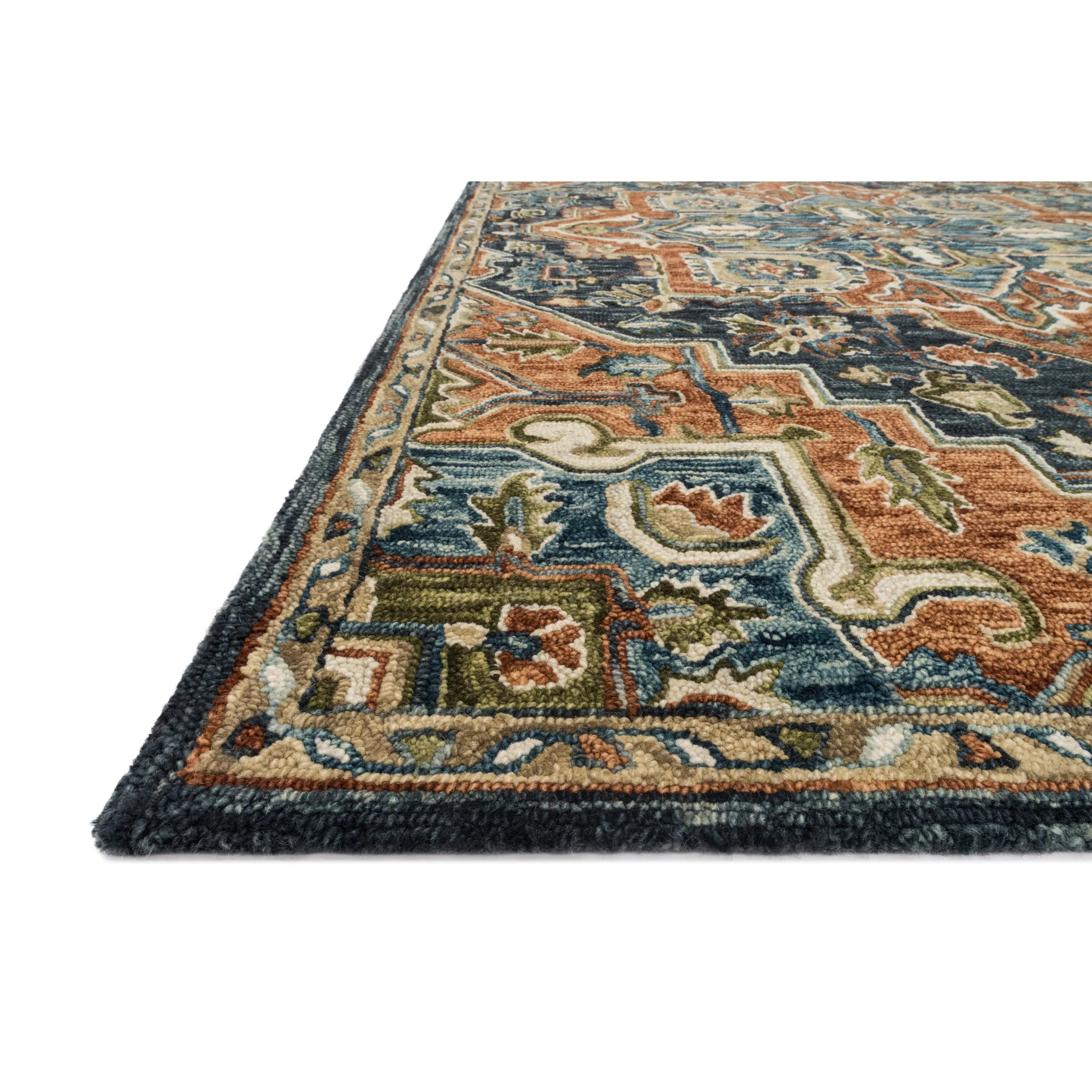 Alexander Home Madeline Wool Hand-Hooked Heritage Rug
