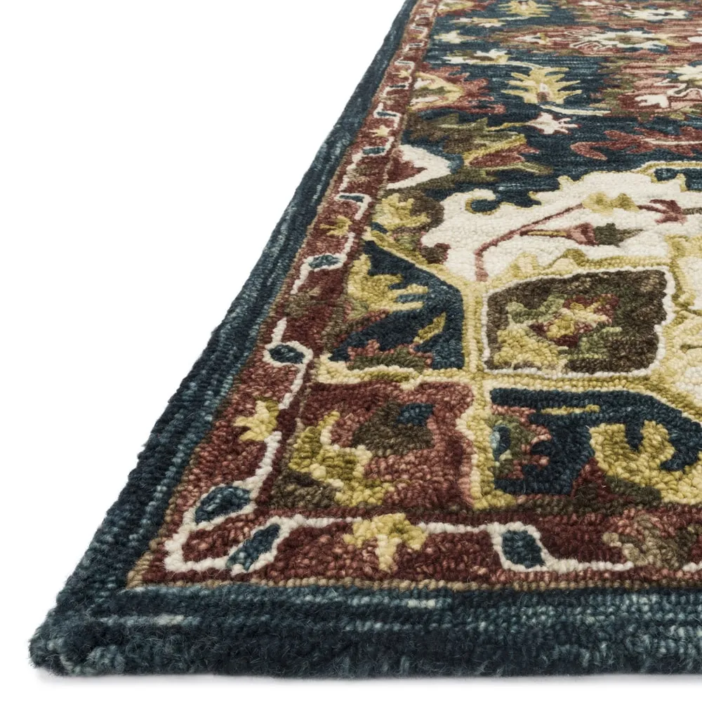 Alexander Home Madeline Wool Hand-hoooked Star Boho Rug