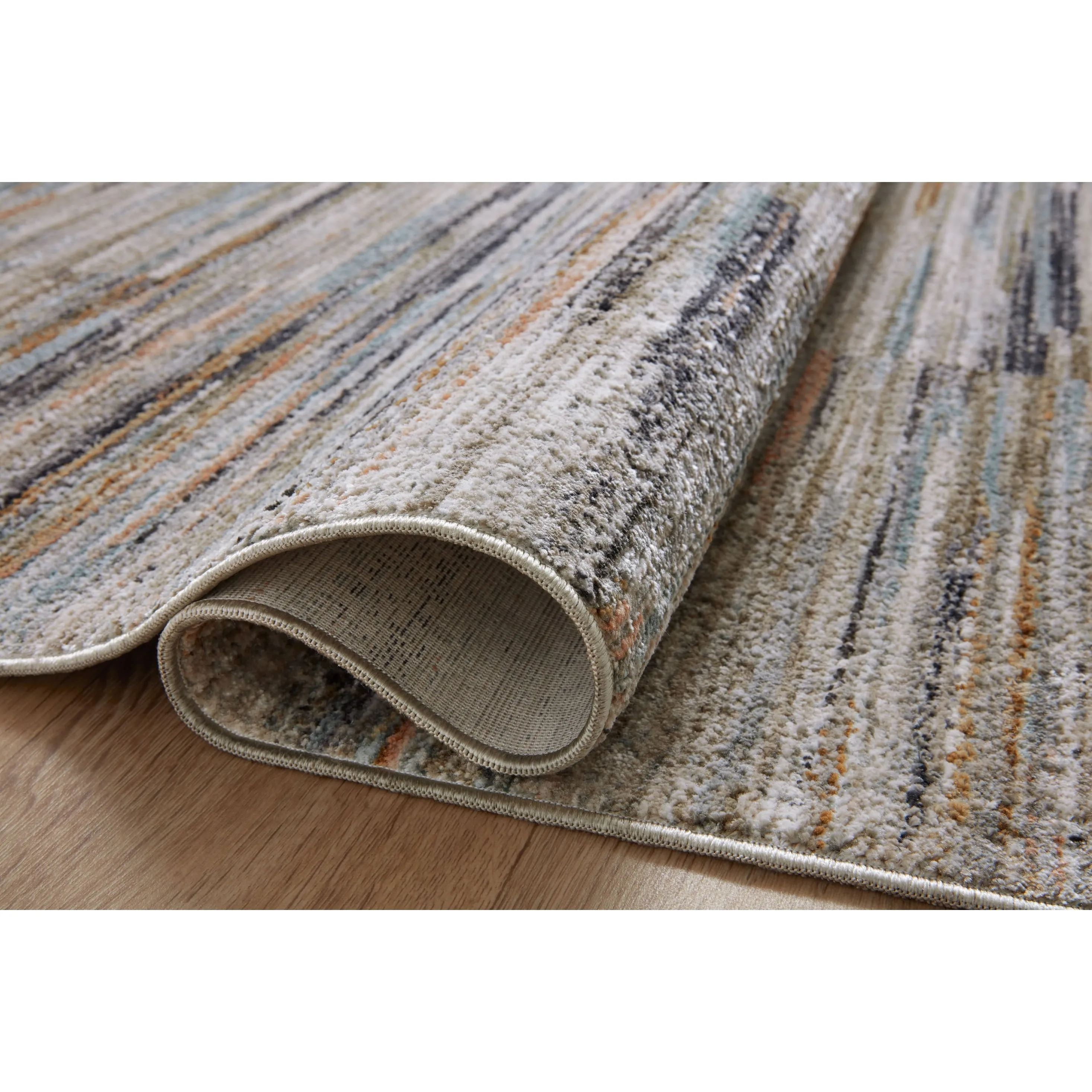 Alexander Home Manhattan Modern Striped Area Rug