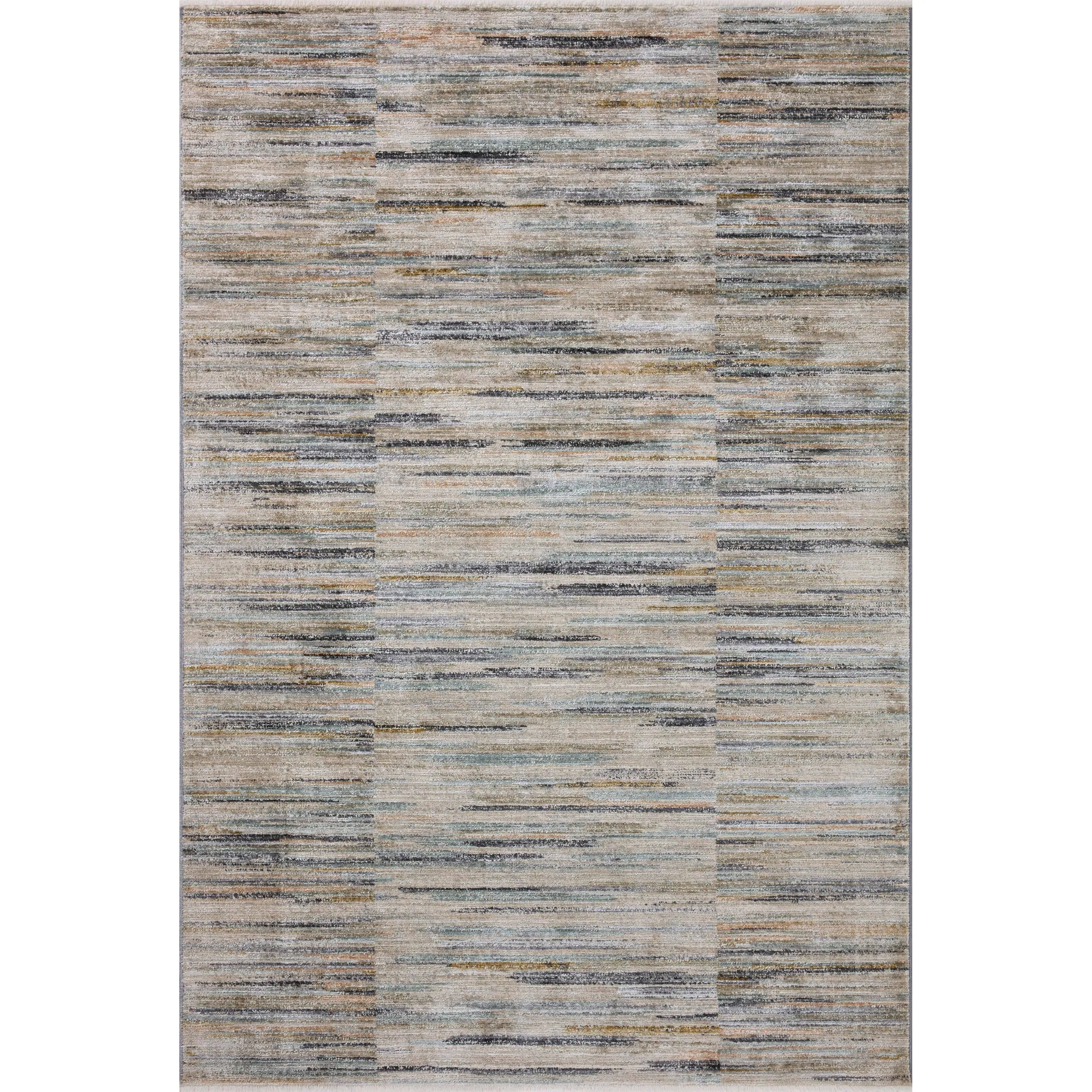 Alexander Home Manhattan Modern Striped Area Rug