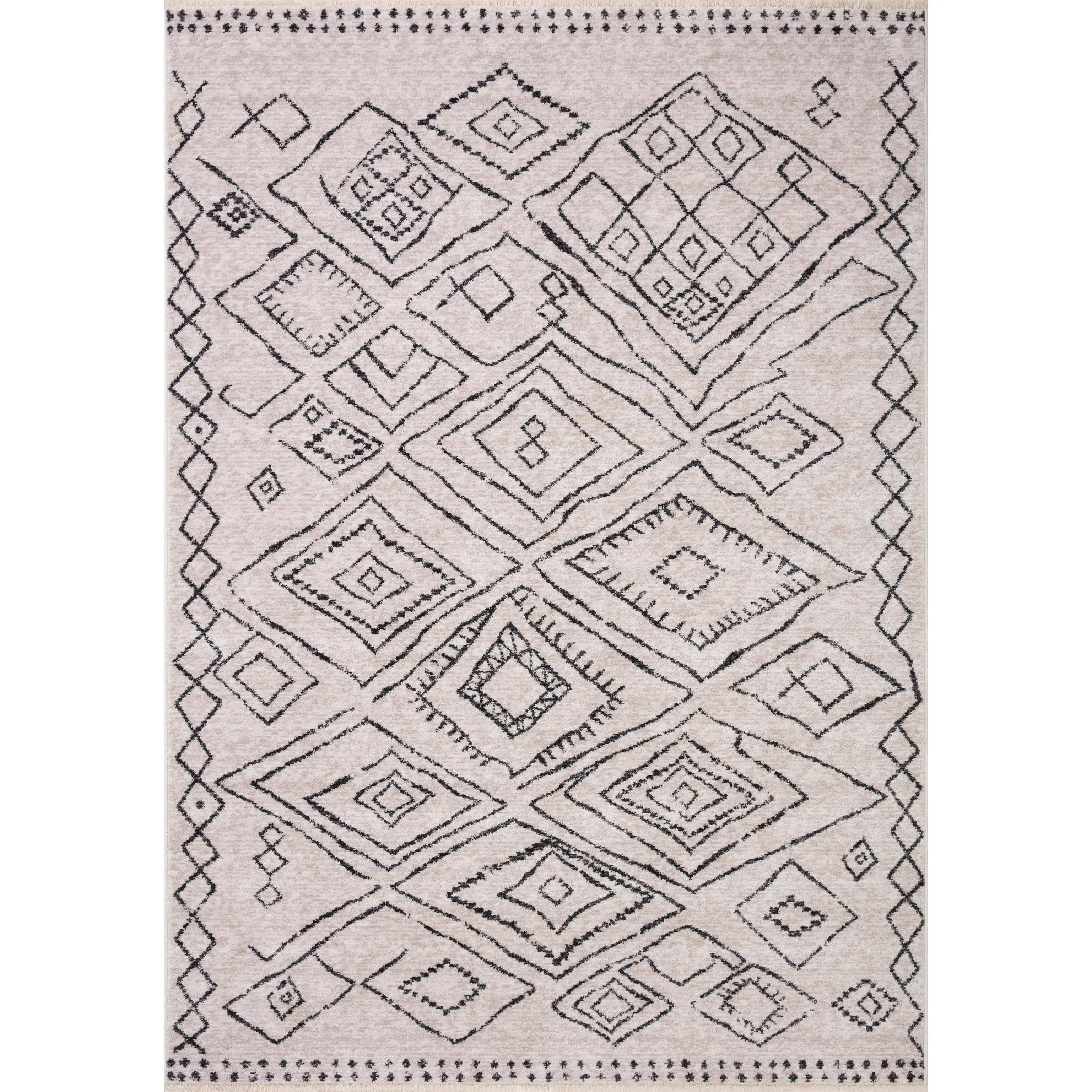 Alexander Home Rain Tribal Diamond Area Rug