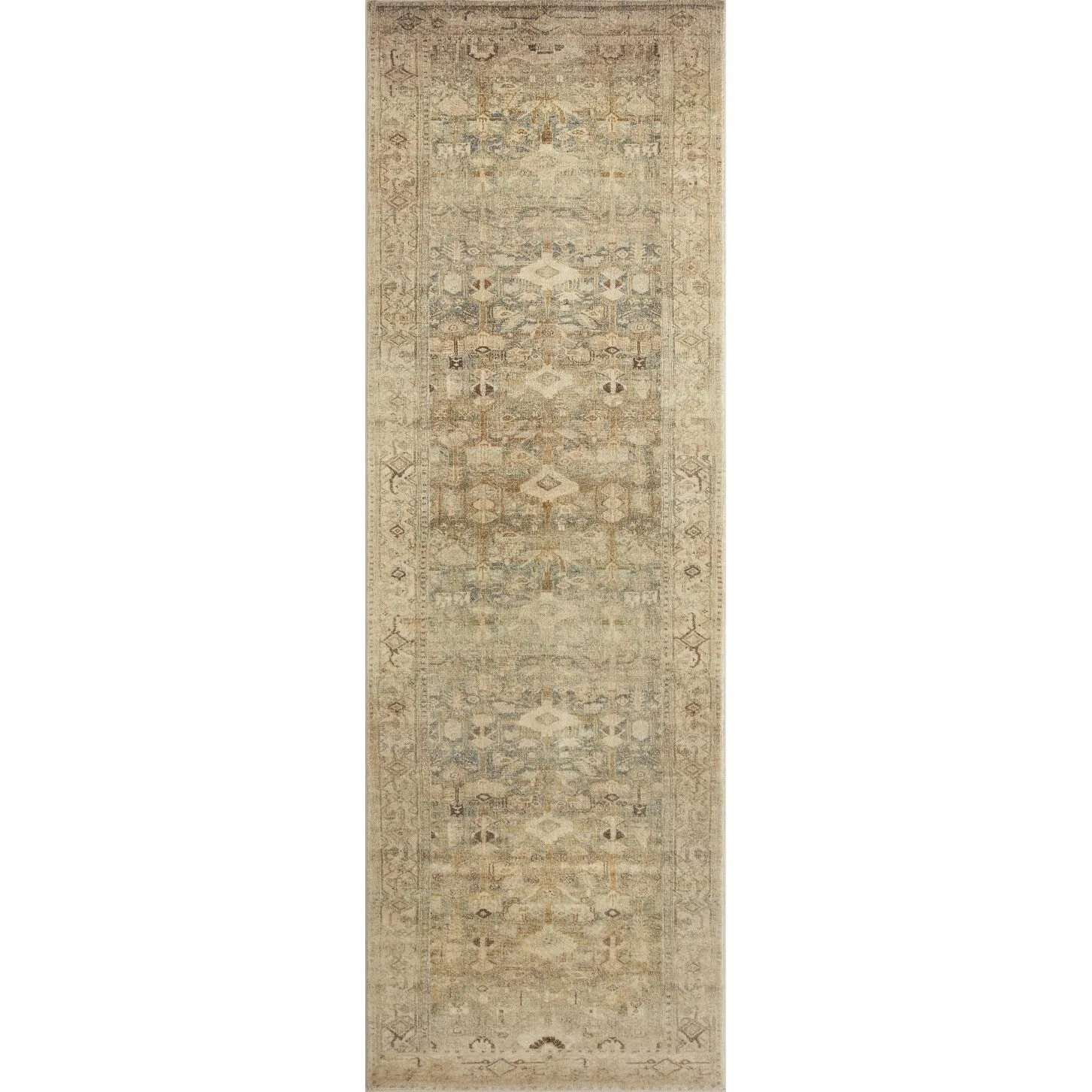 Alexander Home Sara Distressed Perisan Ultra Plush Area Rug