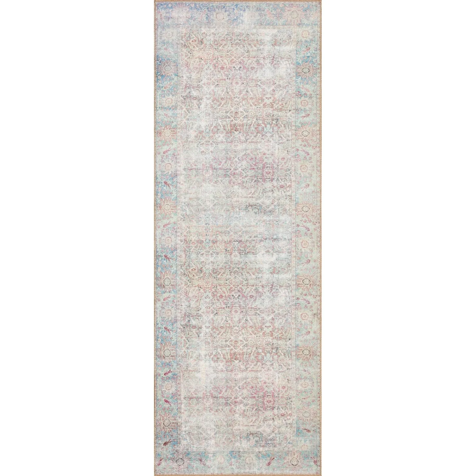 Alexander Home Sophia Printed Shabby Chic Distressed Area Rug