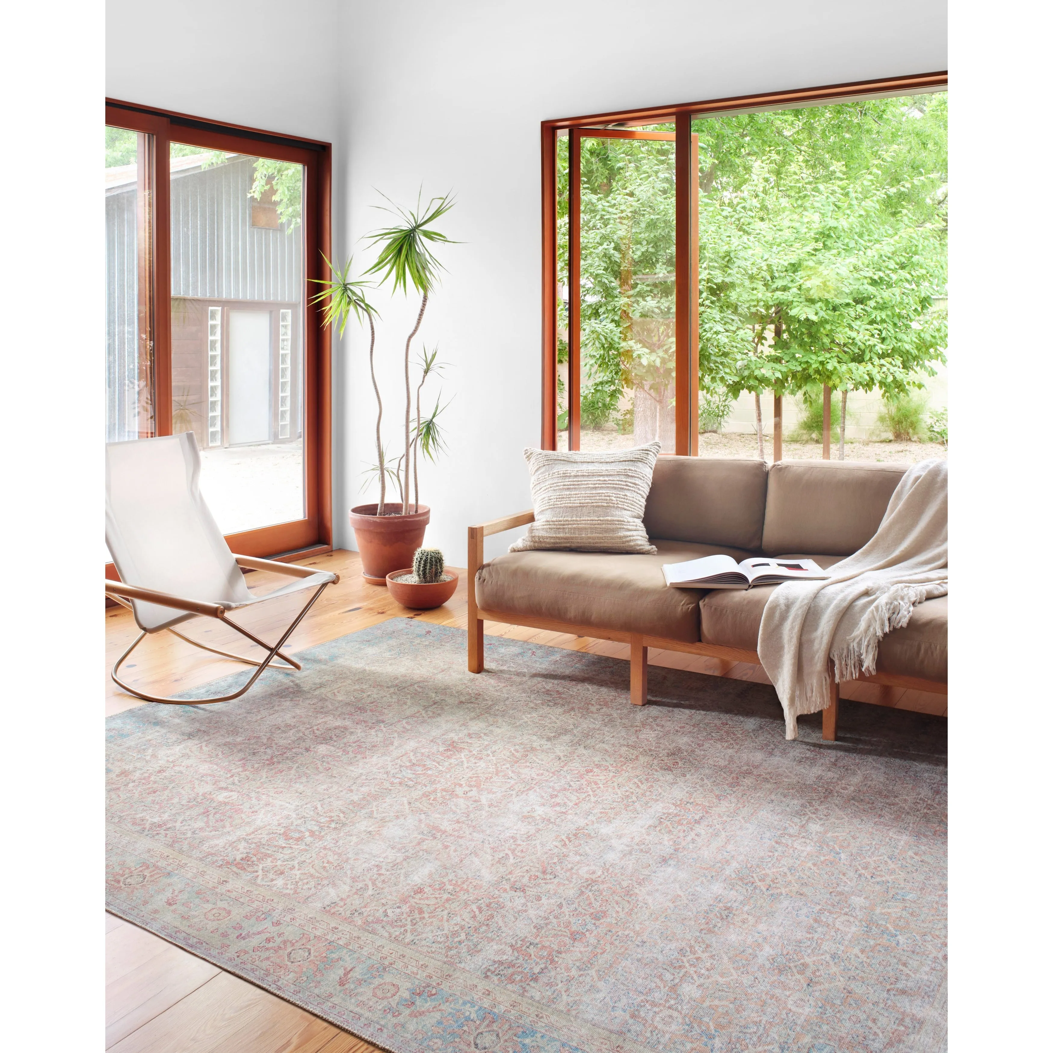 Alexander Home Sophia Printed Shabby Chic Distressed Area Rug