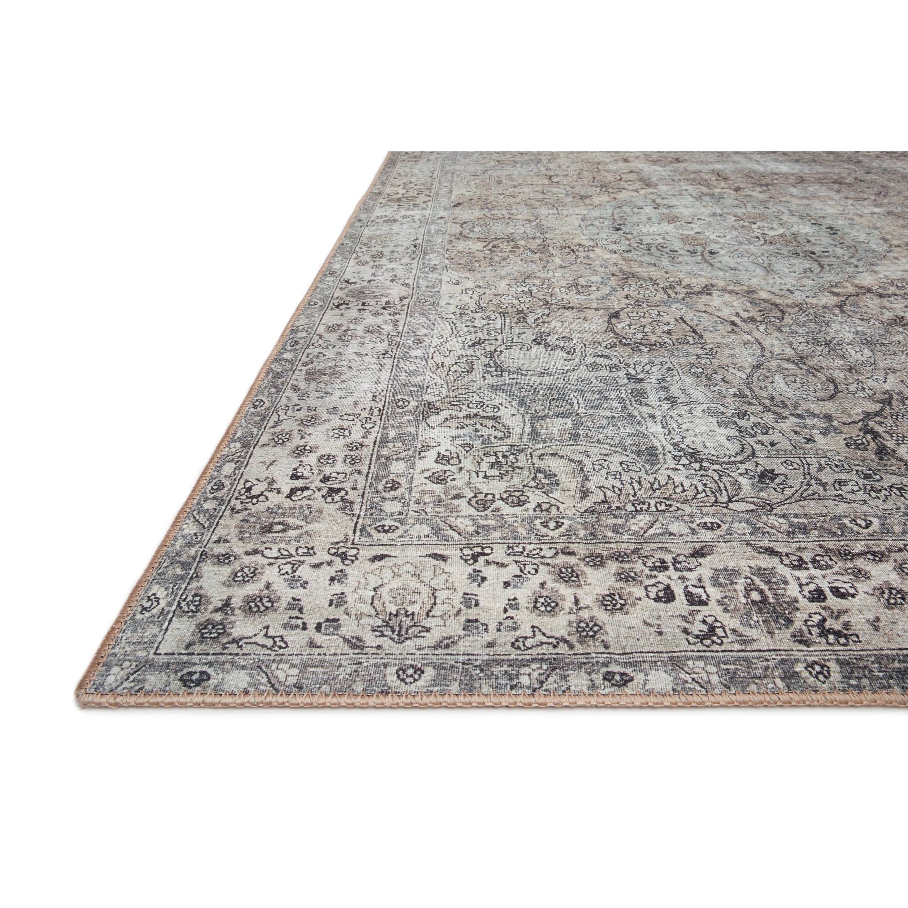 Alexander Home Victoria Shabby Chic Printed Vintage Area Rug