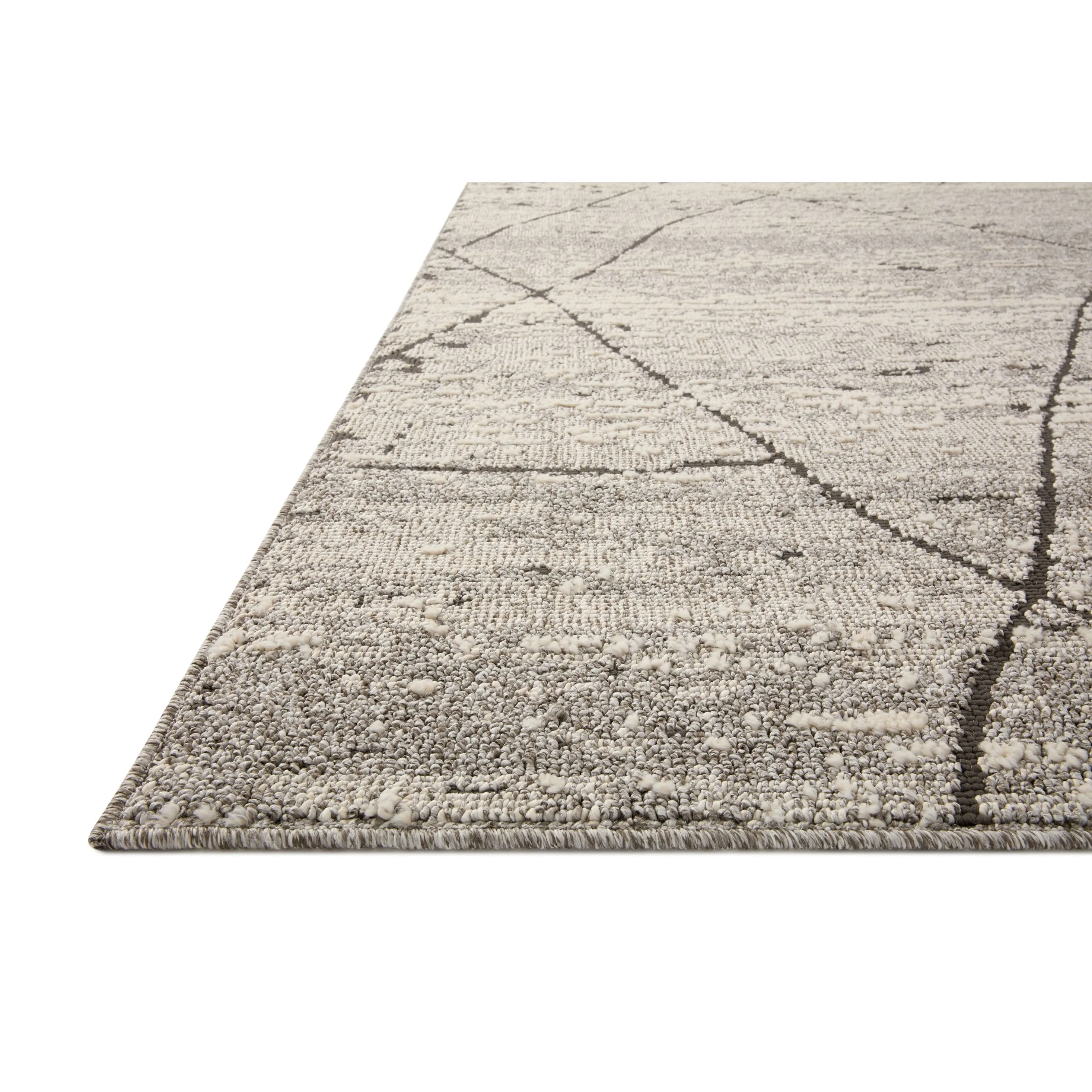 Alexander Home Vive Modern Geometric Abstract High-Low Area Rug