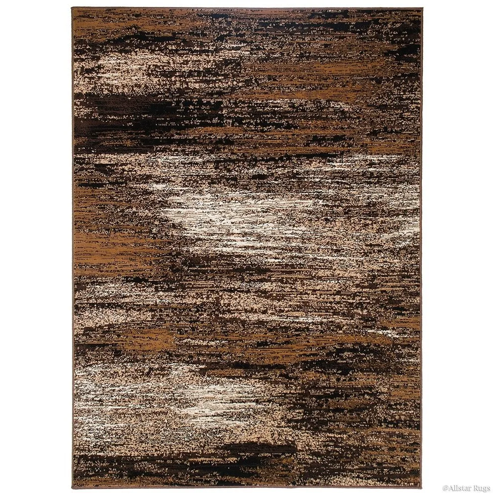 Allstar Exclusive Modern Brush Streak Pattern Area Rug