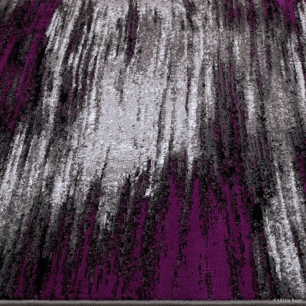 Allstar Exclusive Modern Brush Streak Pattern Area Rug