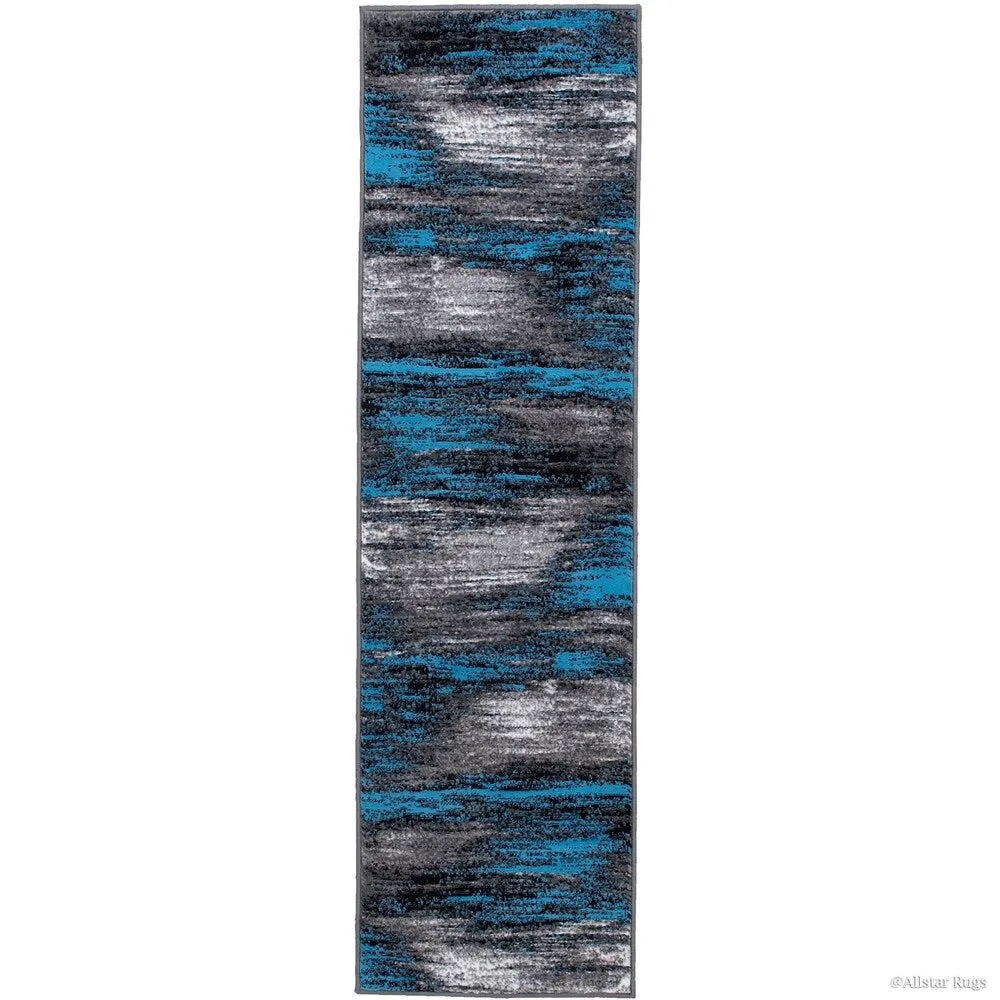 Allstar Exclusive Modern Brush Streak Pattern Area Rug