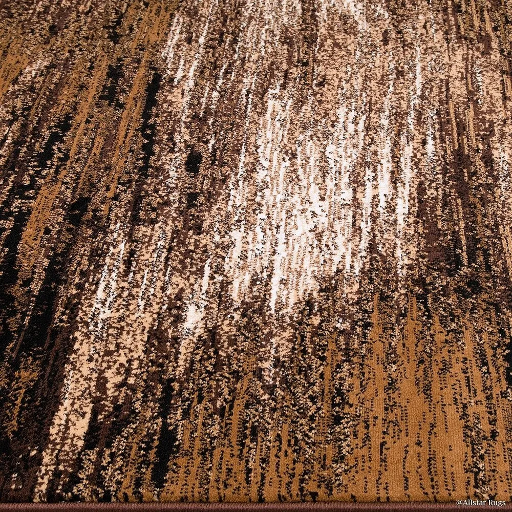 Allstar Exclusive Modern Brush Streak Pattern Area Rug