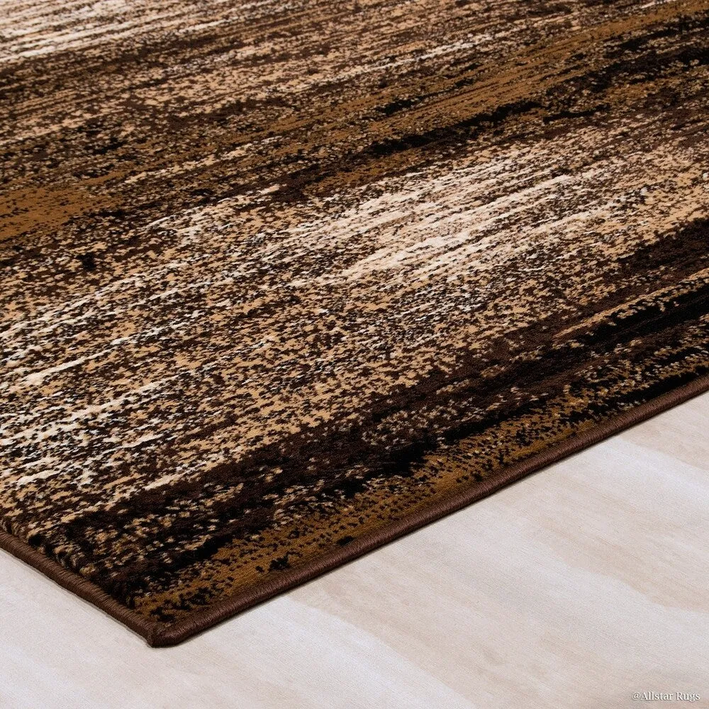 Allstar Exclusive Modern Brush Streak Pattern Area Rug