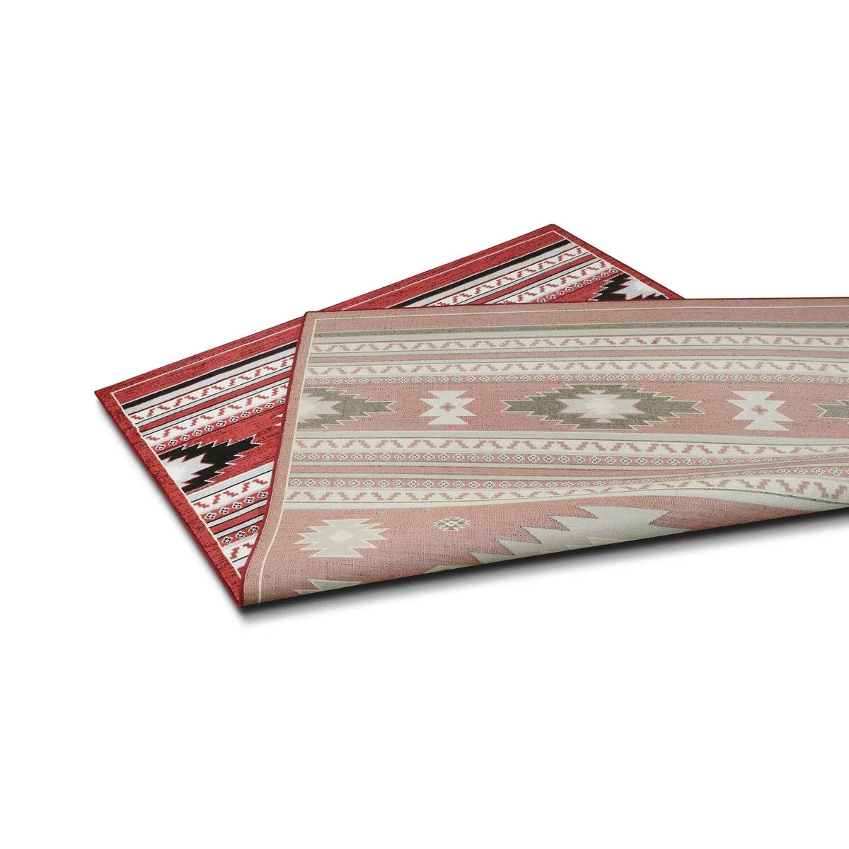 Allstar Tribal Accent Rug with Shamanic Eye design