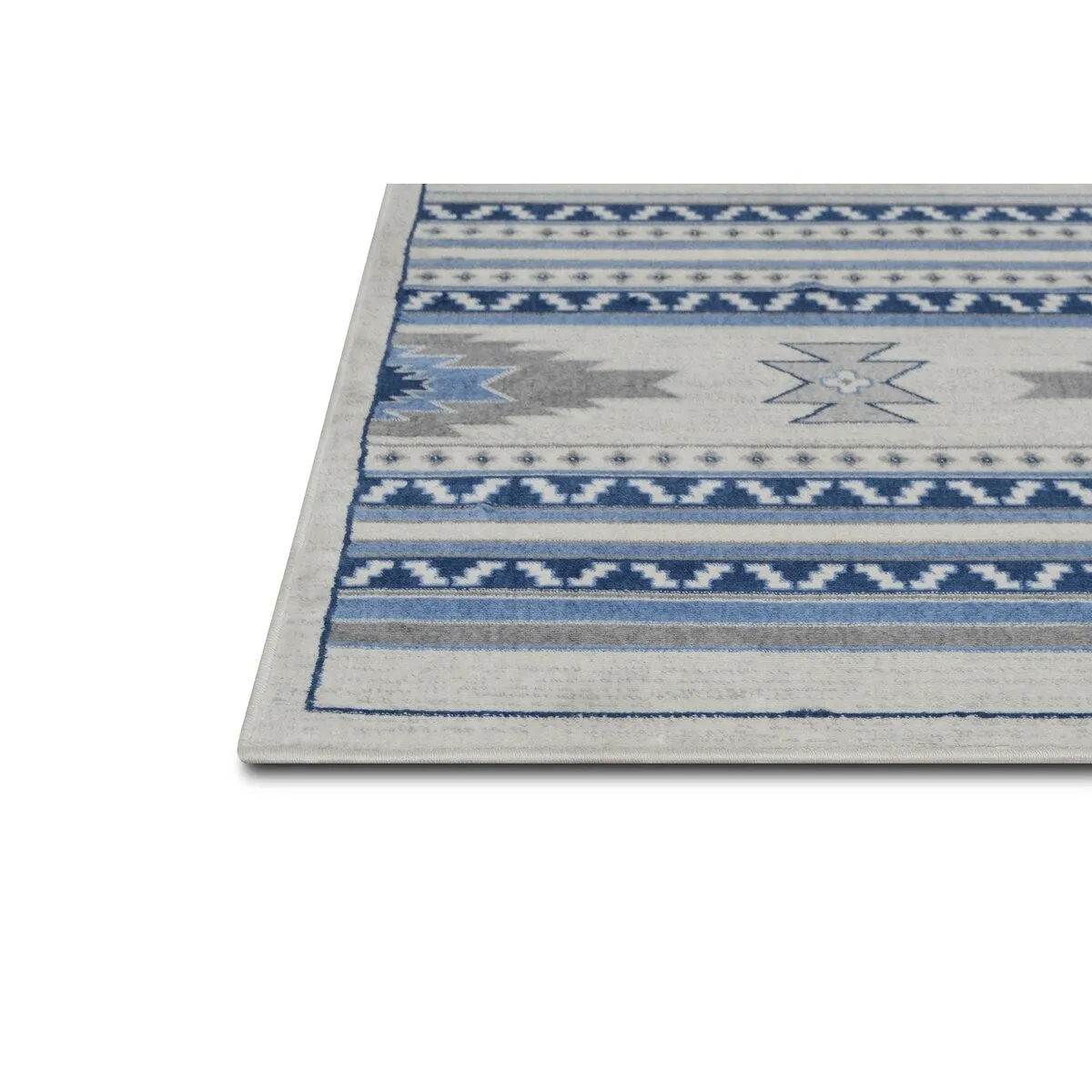 Allstar Tribal Accent Rug with Shamanic Eye design