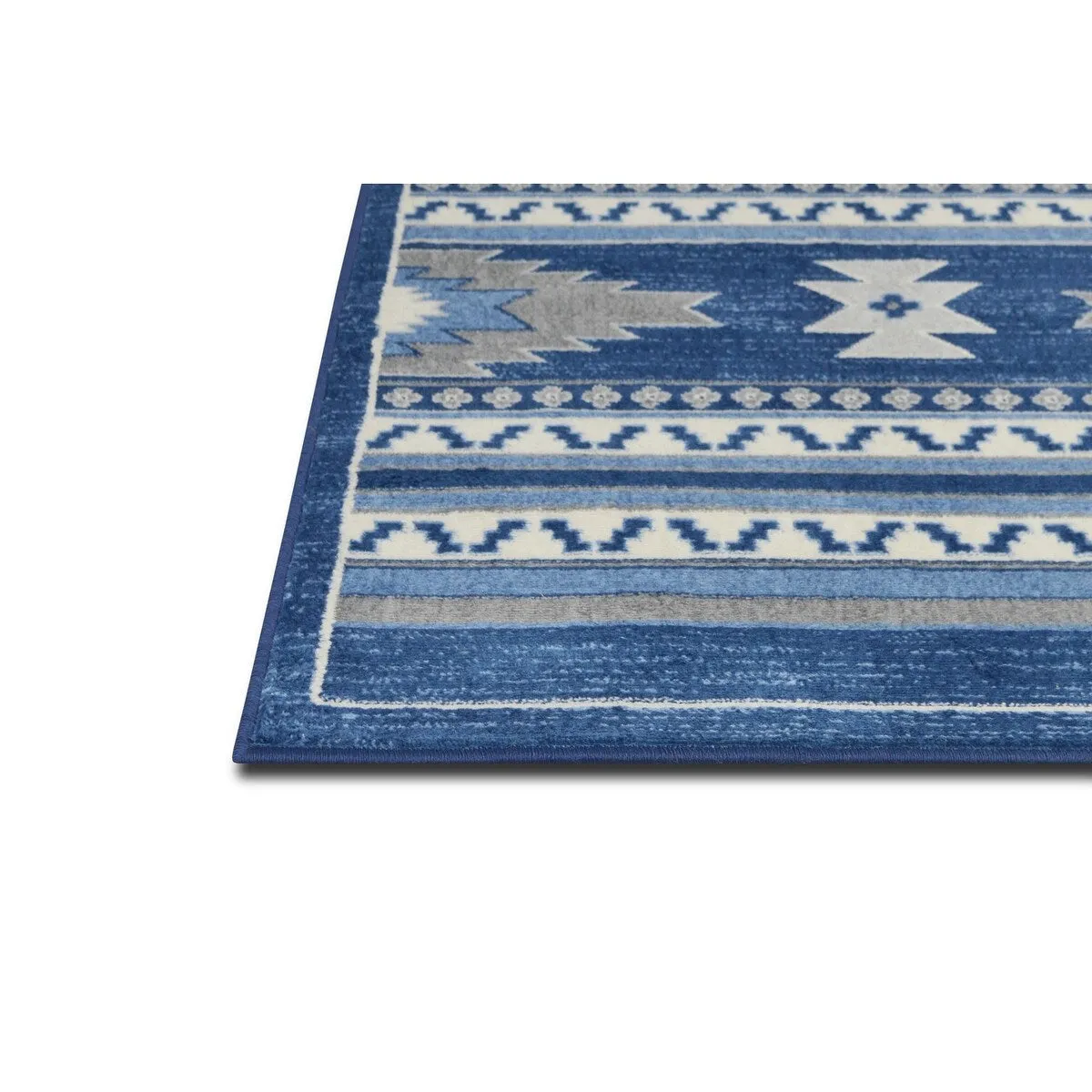 Allstar Tribal Accent Rug with Shamanic Eye design