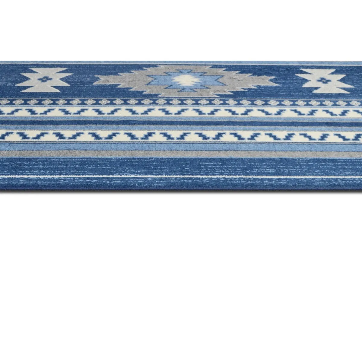 Allstar Tribal Accent Rug with Shamanic Eye design