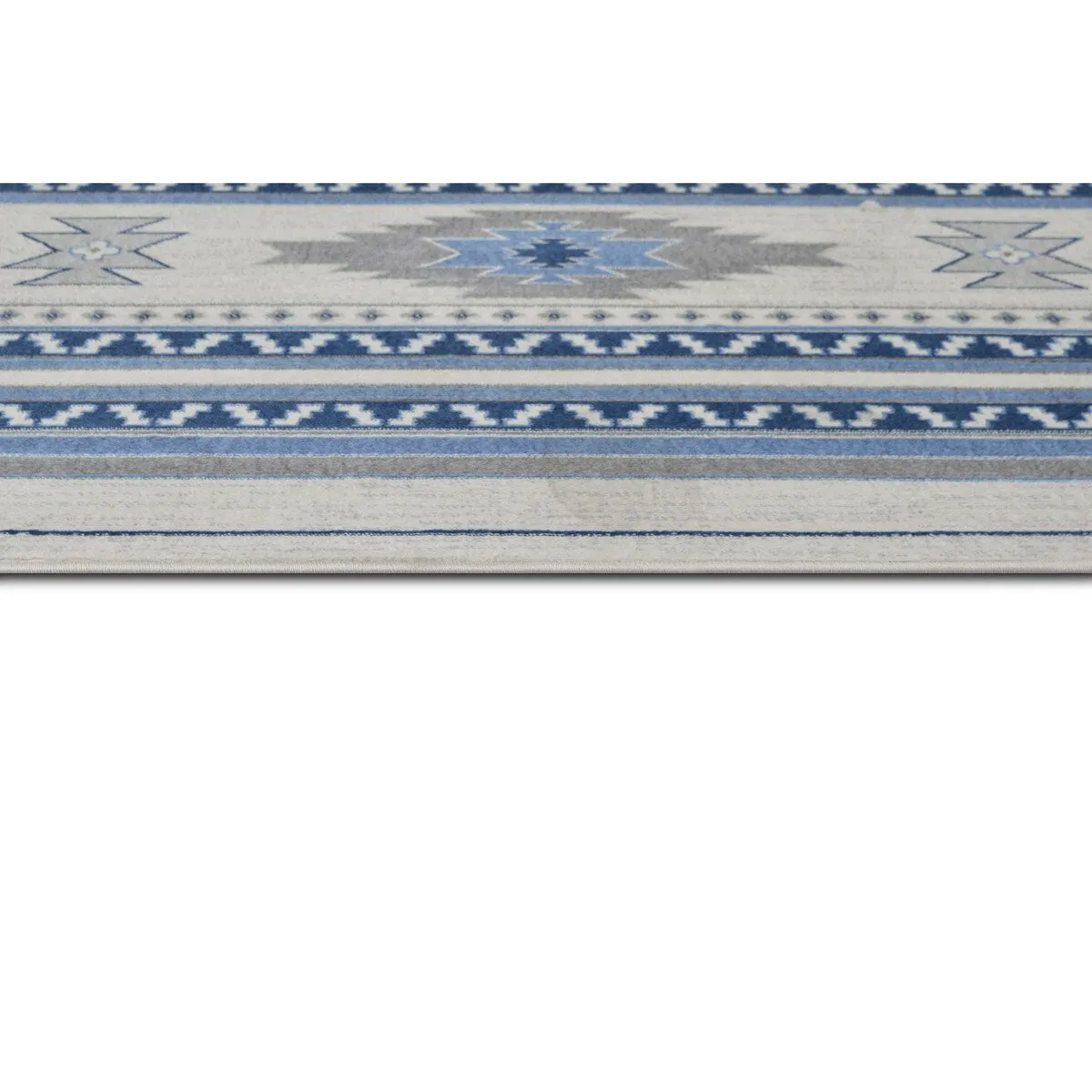 Allstar Tribal Accent Rug with Shamanic Eye design