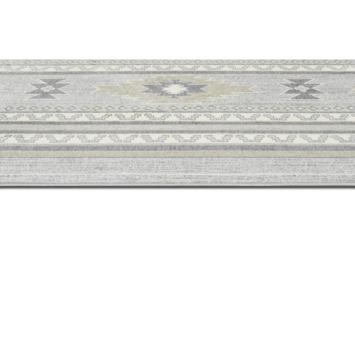 Allstar Tribal Accent Rug with Shamanic Eye design