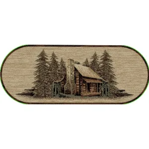 American Destination Piney Flats Antique Lodge Area Rug - 2'2x5'3