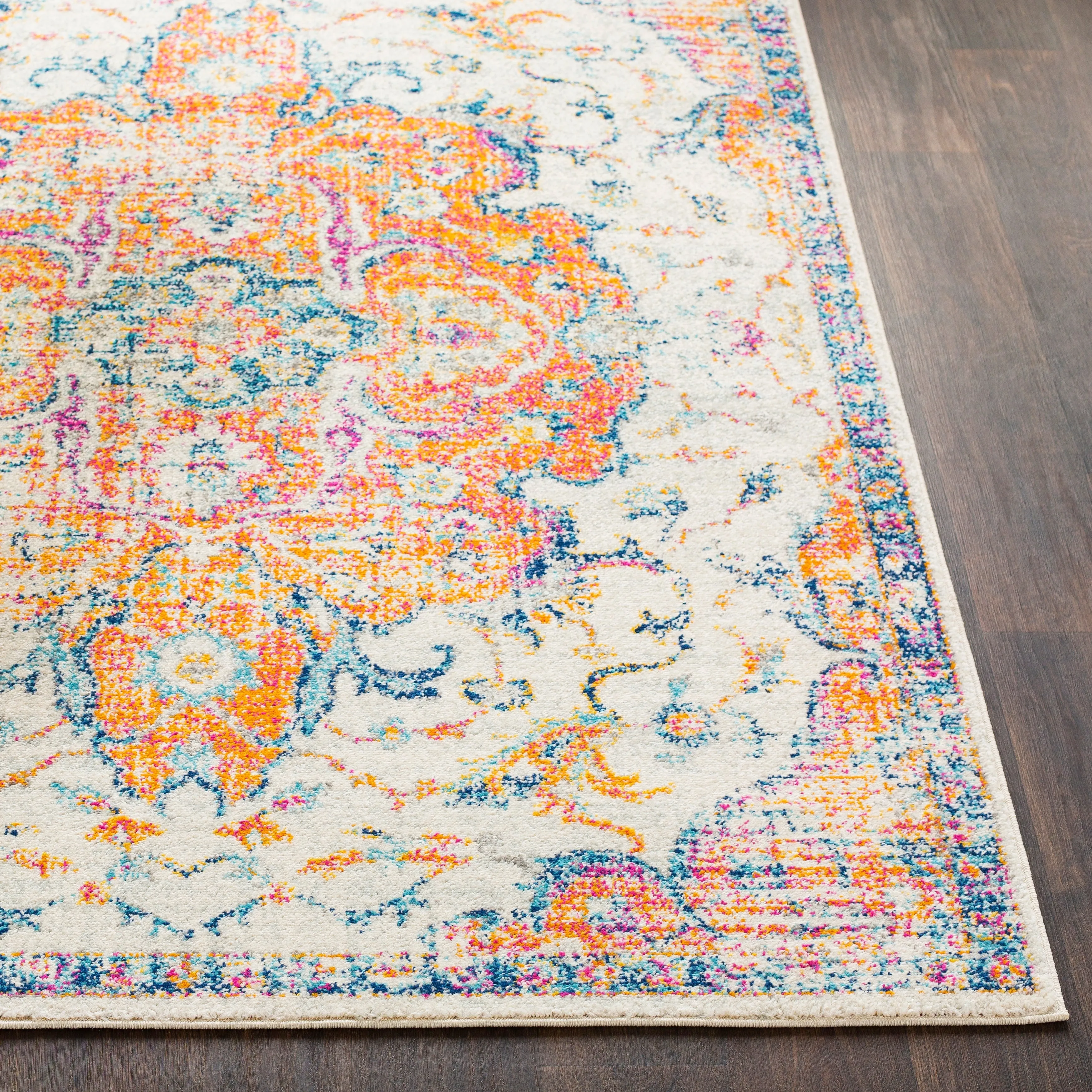 Ani Vintage Traditional Saffron Area Rug (7'10 x 10'3) - 7'10 x 10'3