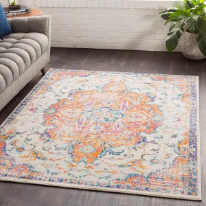 Ani Vintage Traditional Saffron Area Rug (7'10 x 10'3) - 7'10 x 10'3