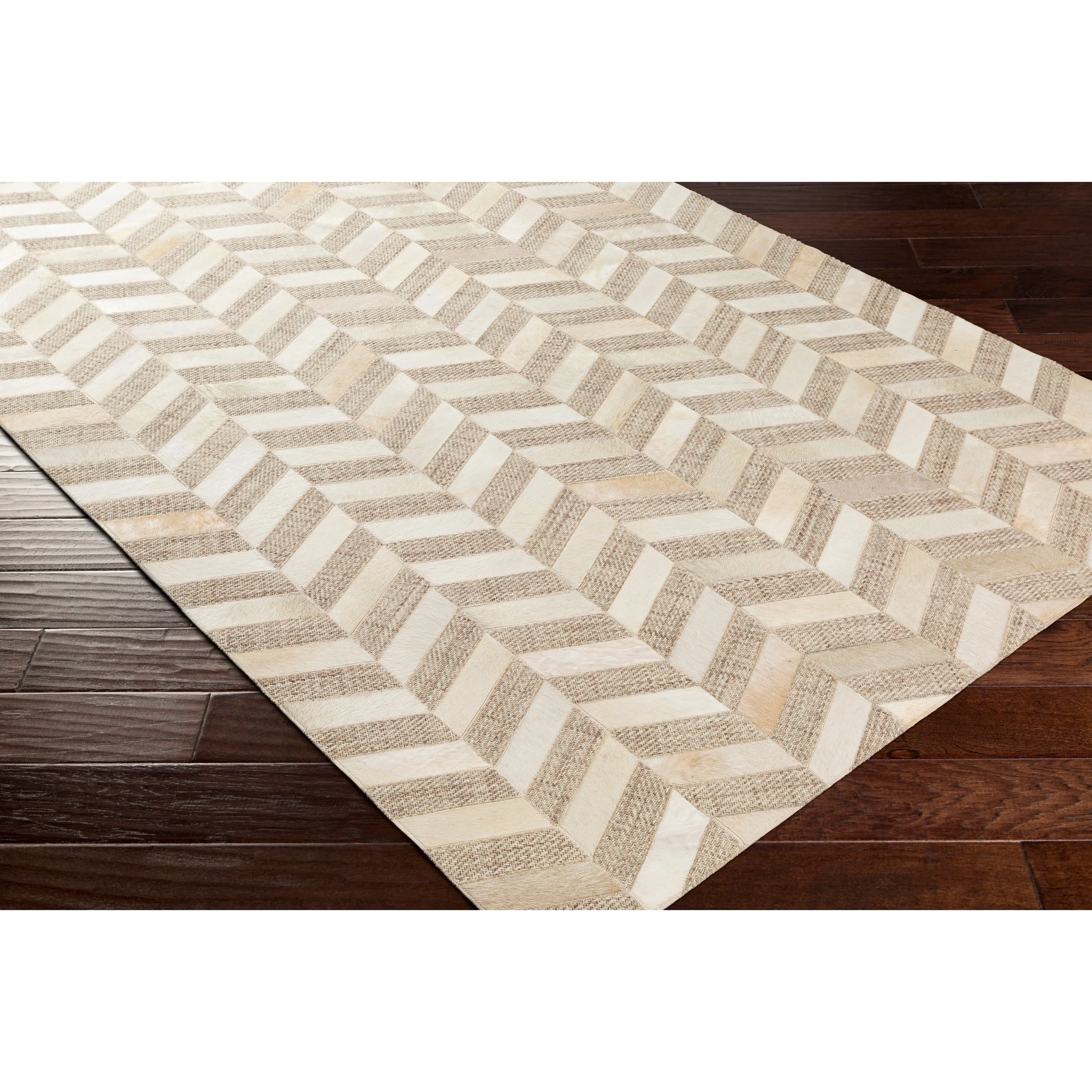 Artistic Weavers Arcangelo Modern Hair-on-hide Leather Area Rug