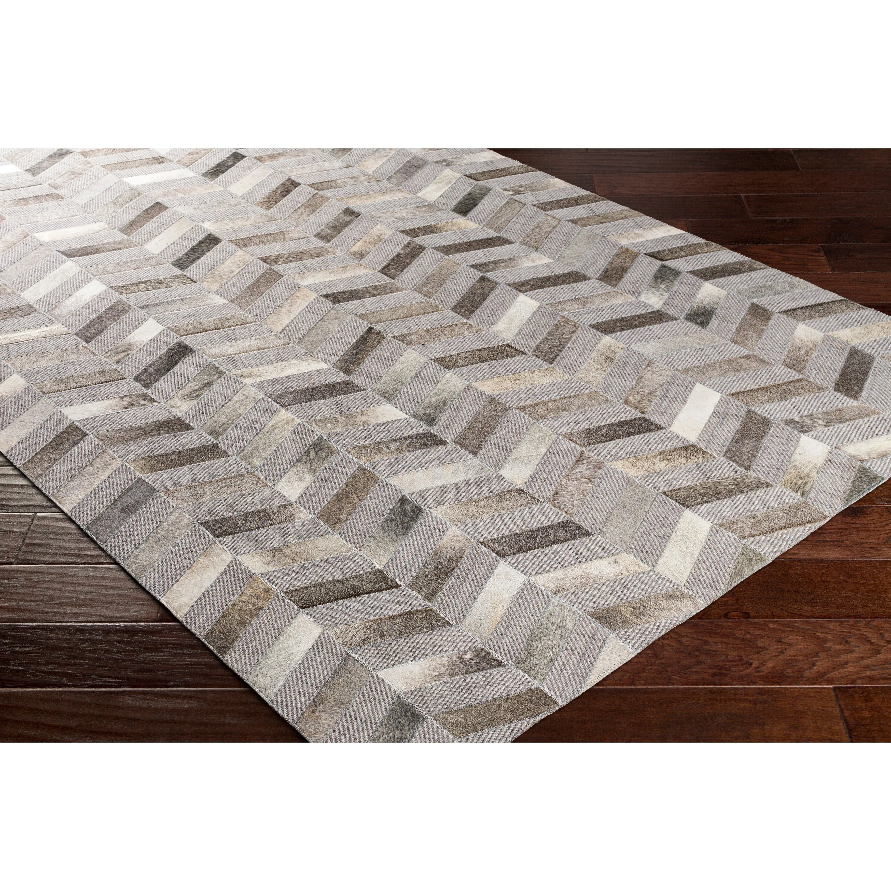 Artistic Weavers Arcangelo Modern Hair-on-hide Leather Area Rug